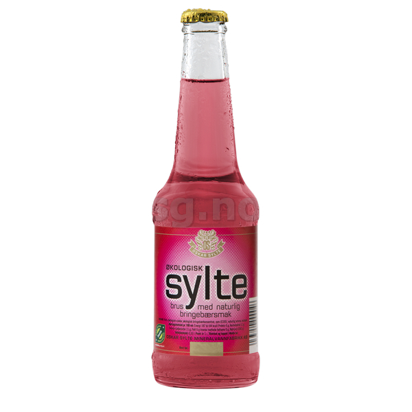 Sylte økologisk bringebær 24x0,33 l