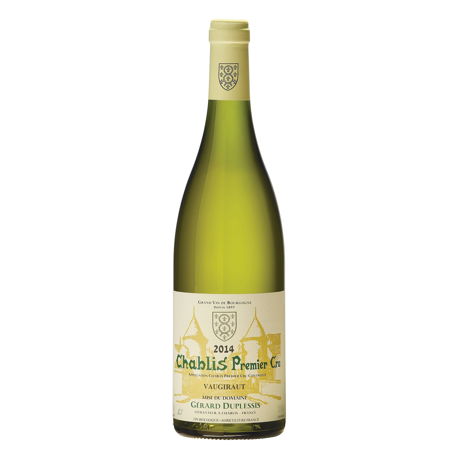 Duplessis chablis premier cru vaugiraut 12,5% 75cl