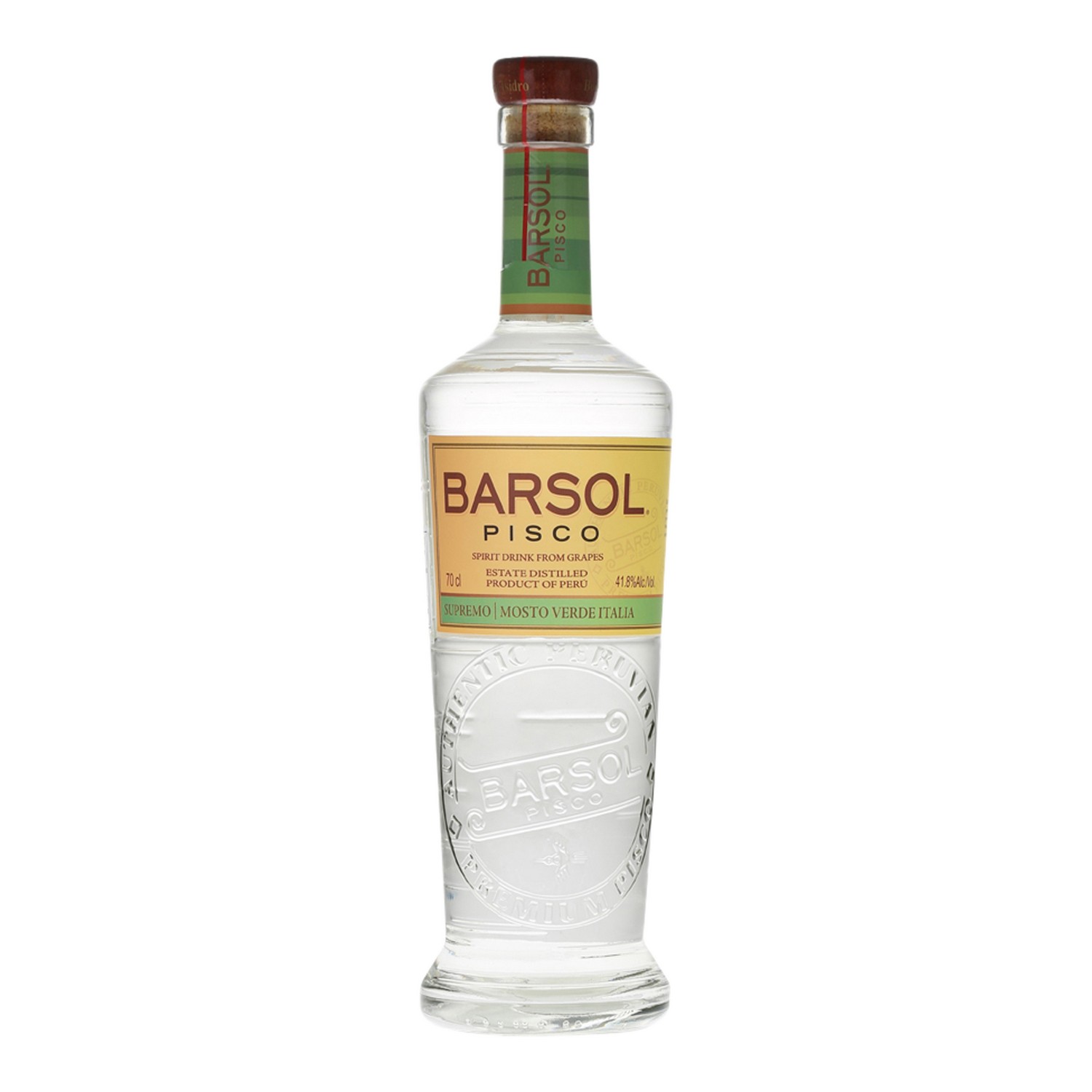 Barsol pisco mosto verde italia 41,5% 70cl