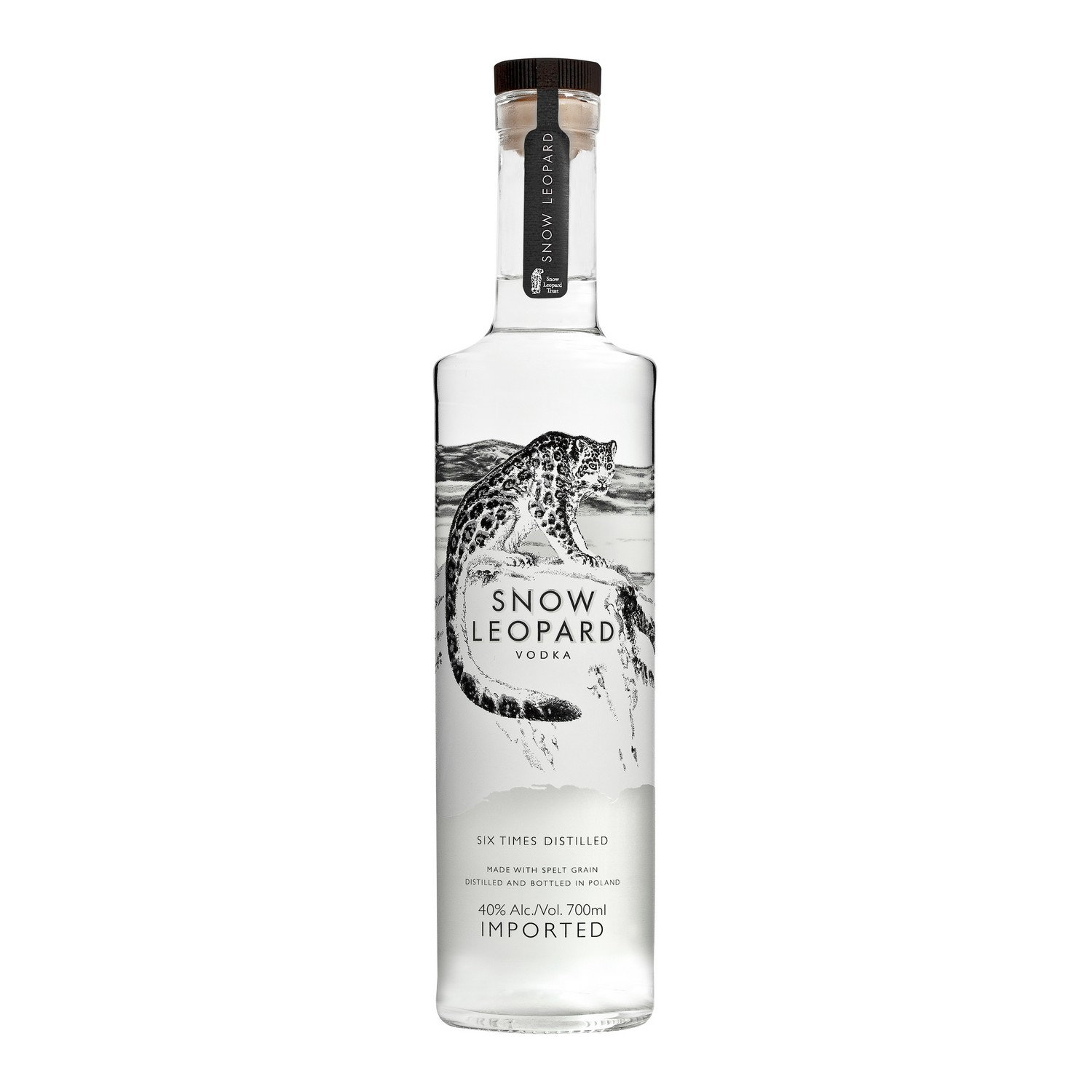 Snow leopard vodka  40%  70cl