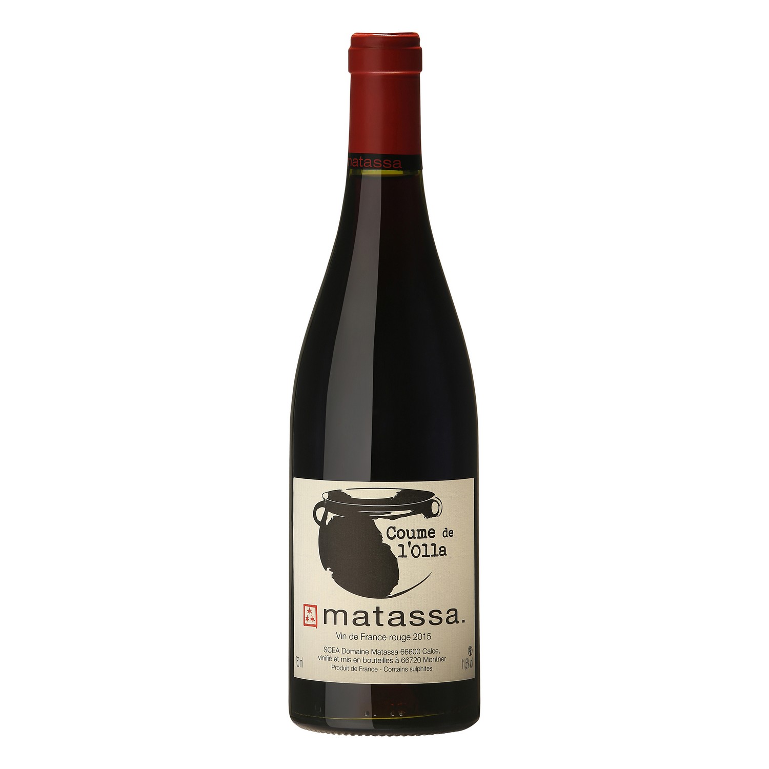 Matassa coume de l olla rouge   11,5%   75cl
