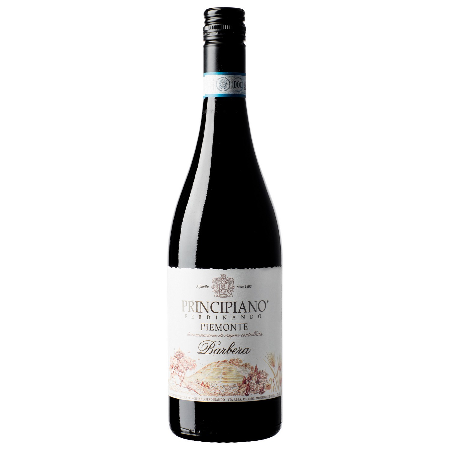 Principiano piemonte barbera 12% 75cl