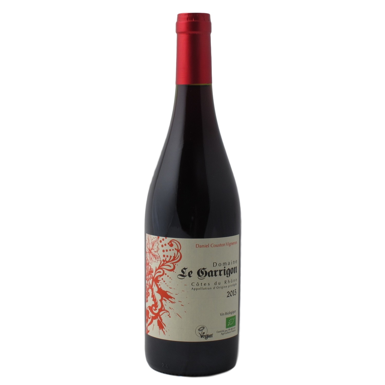 Dom. le garrigon côtes du rhône   13,5%   75cl