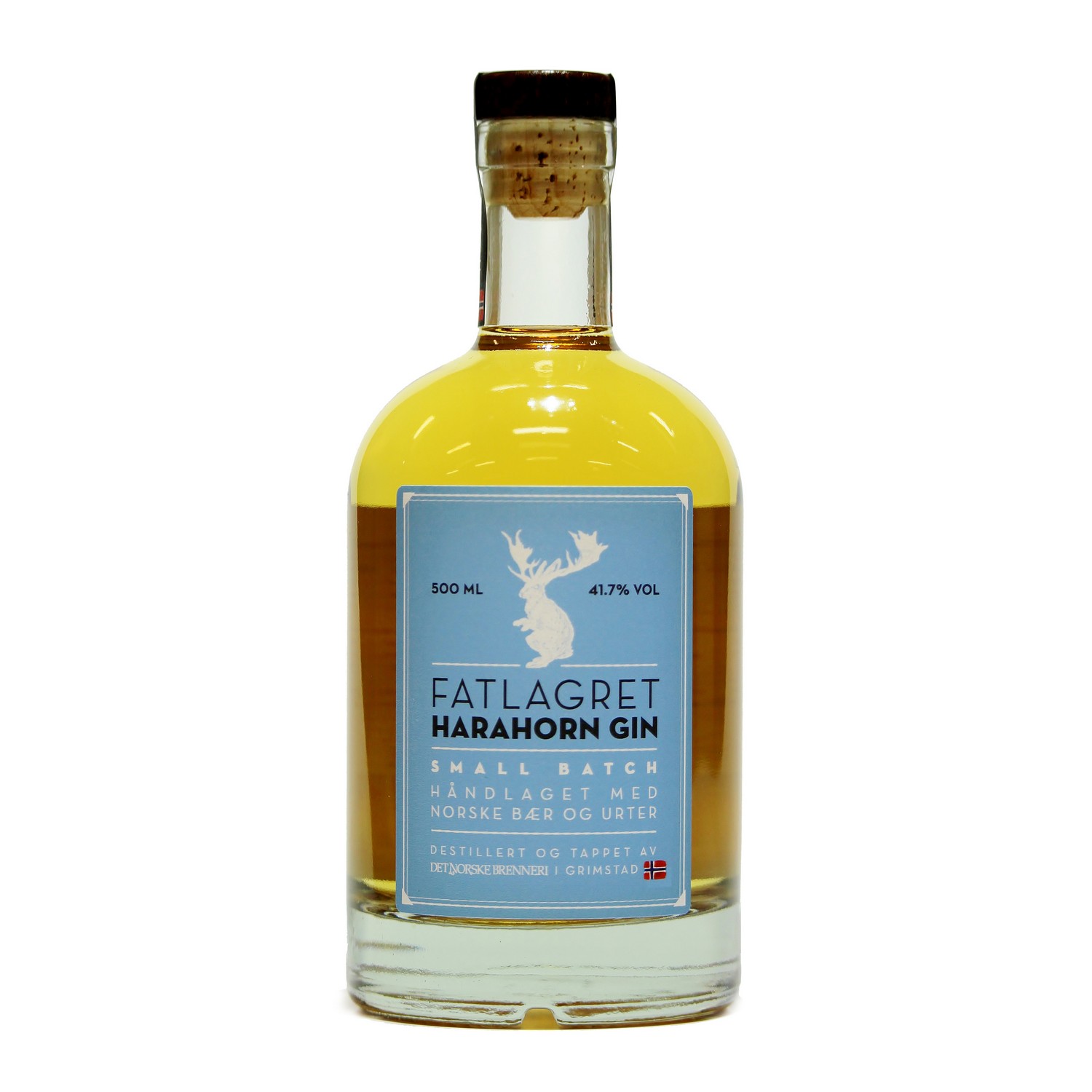 Fatlagret harahorn gin  41,7%  50cl