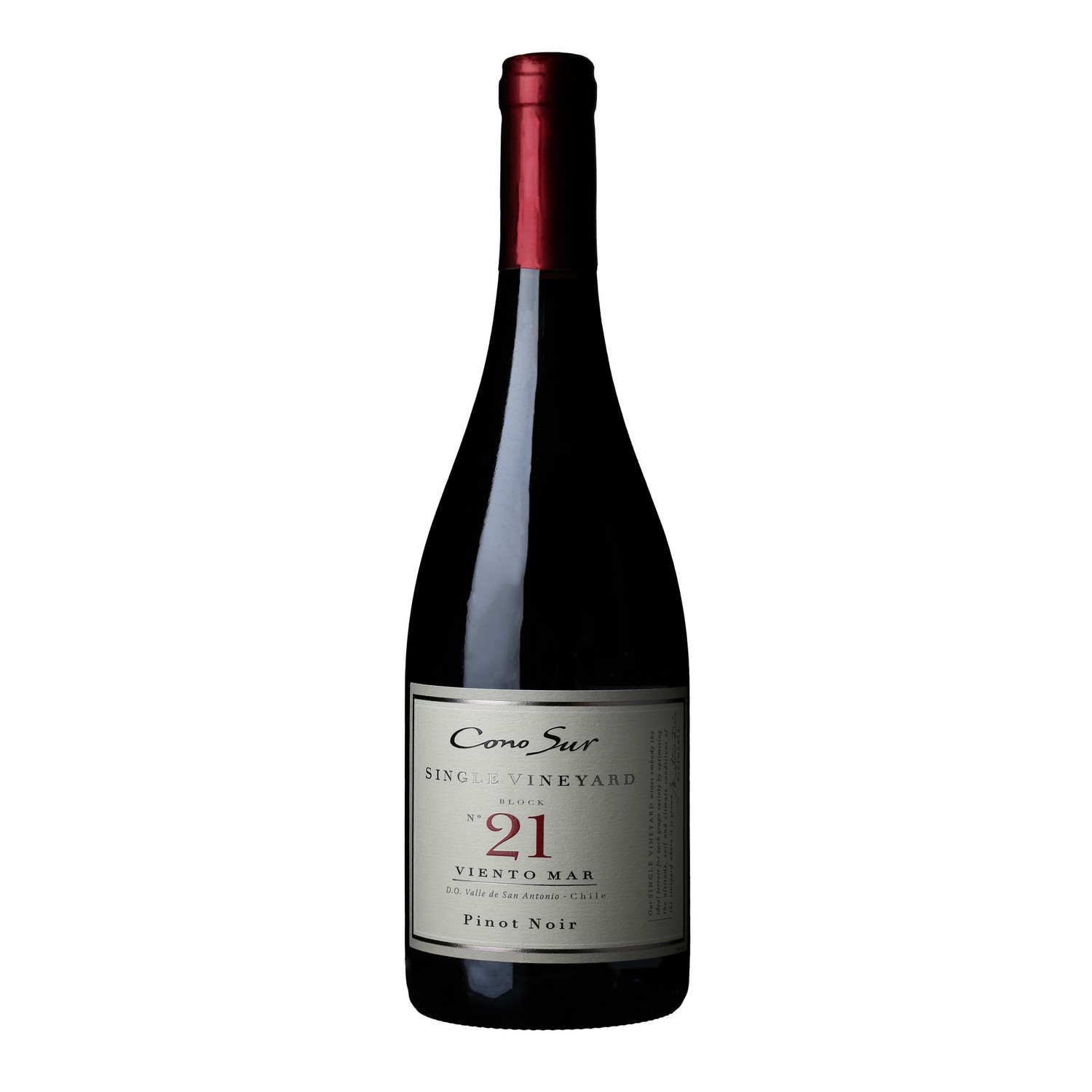 Cono sur single vineyard block no 21 viento mar pinot noir