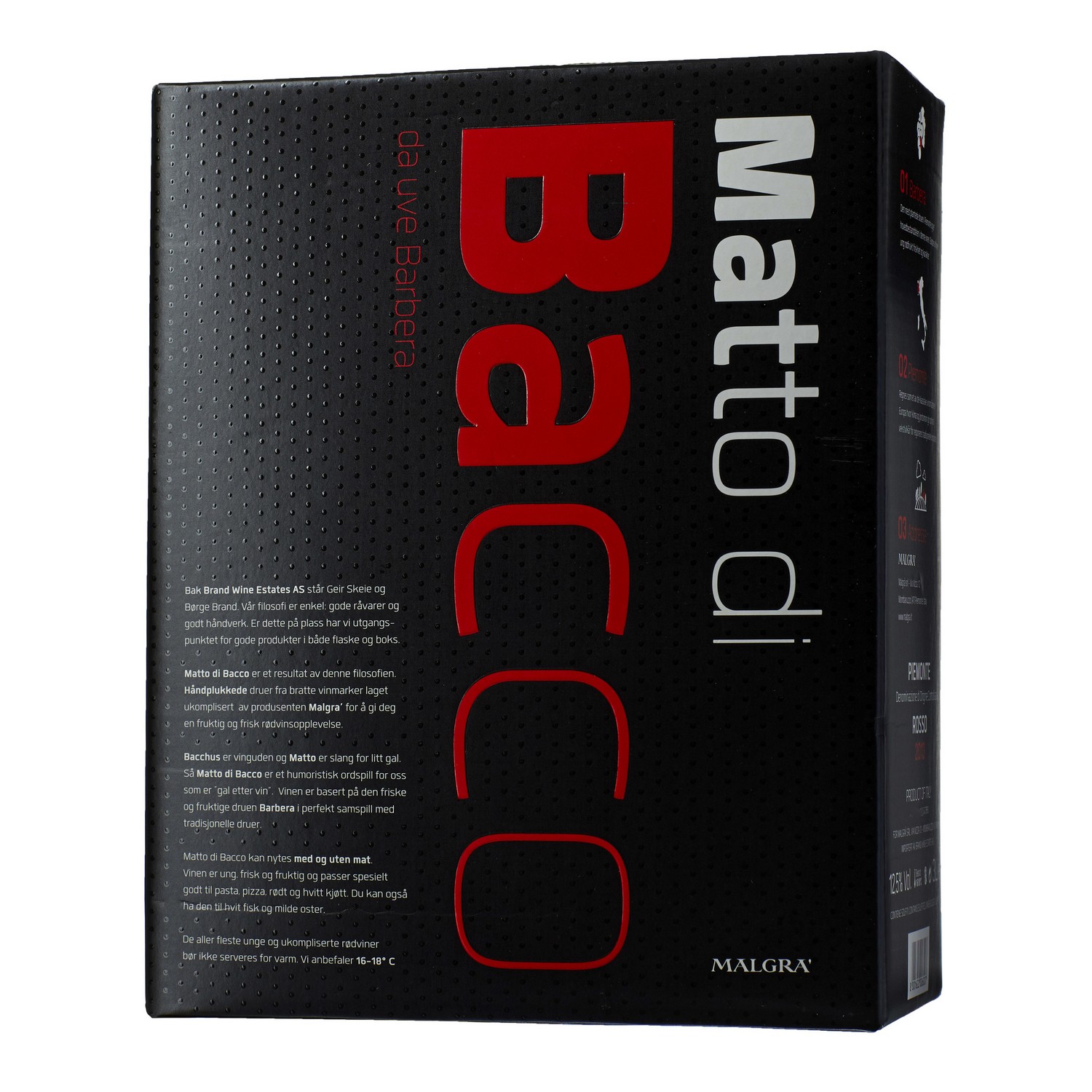 Matto di bacco barbera bib 13% 3l