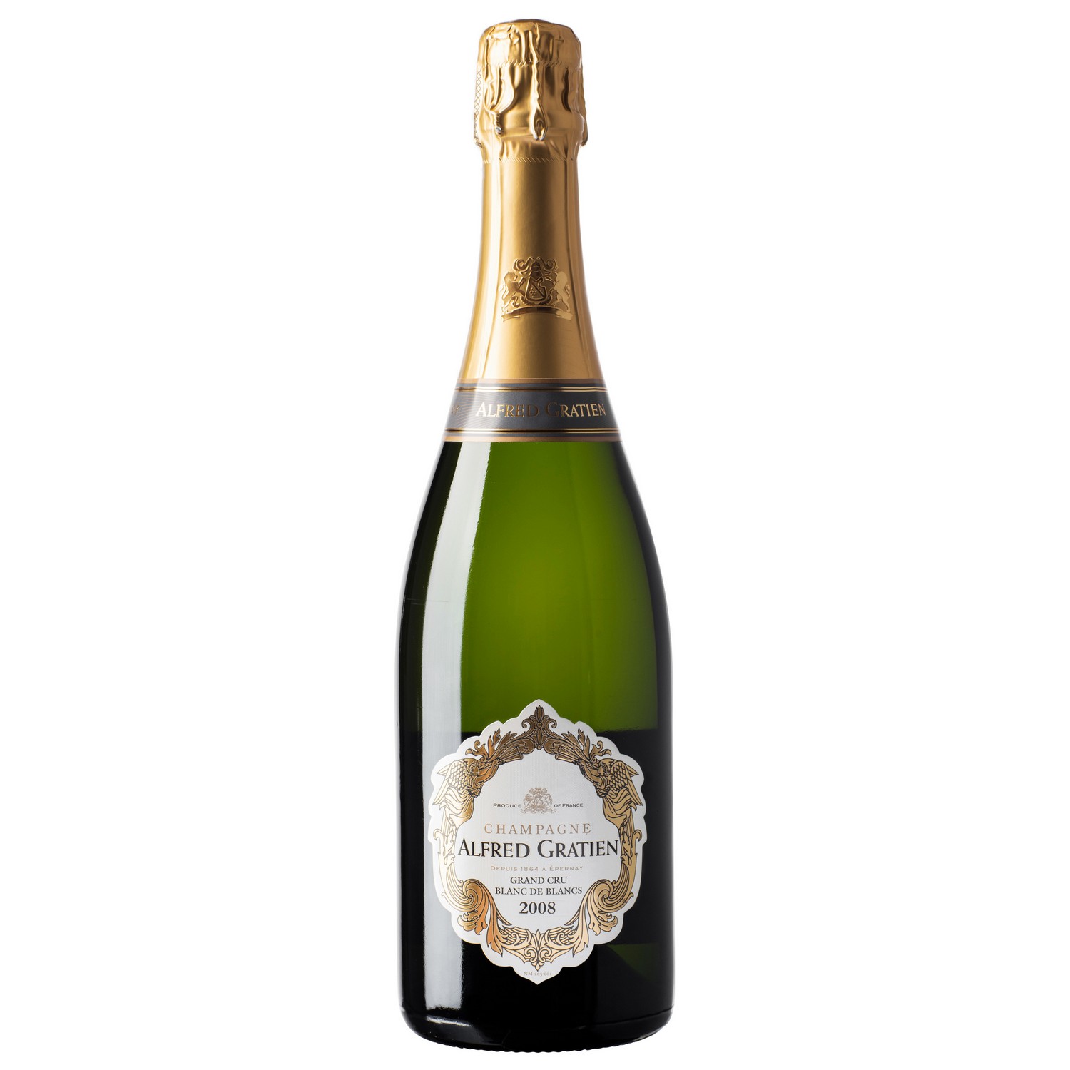 Alfred gratien blanc de blancs brut   12,5%   75cl