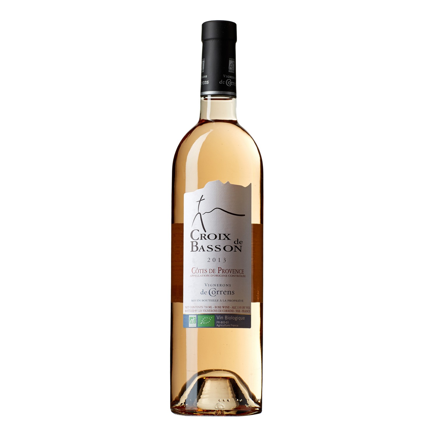 Croix de basson côtes de provence rosé   13,5%   75cl