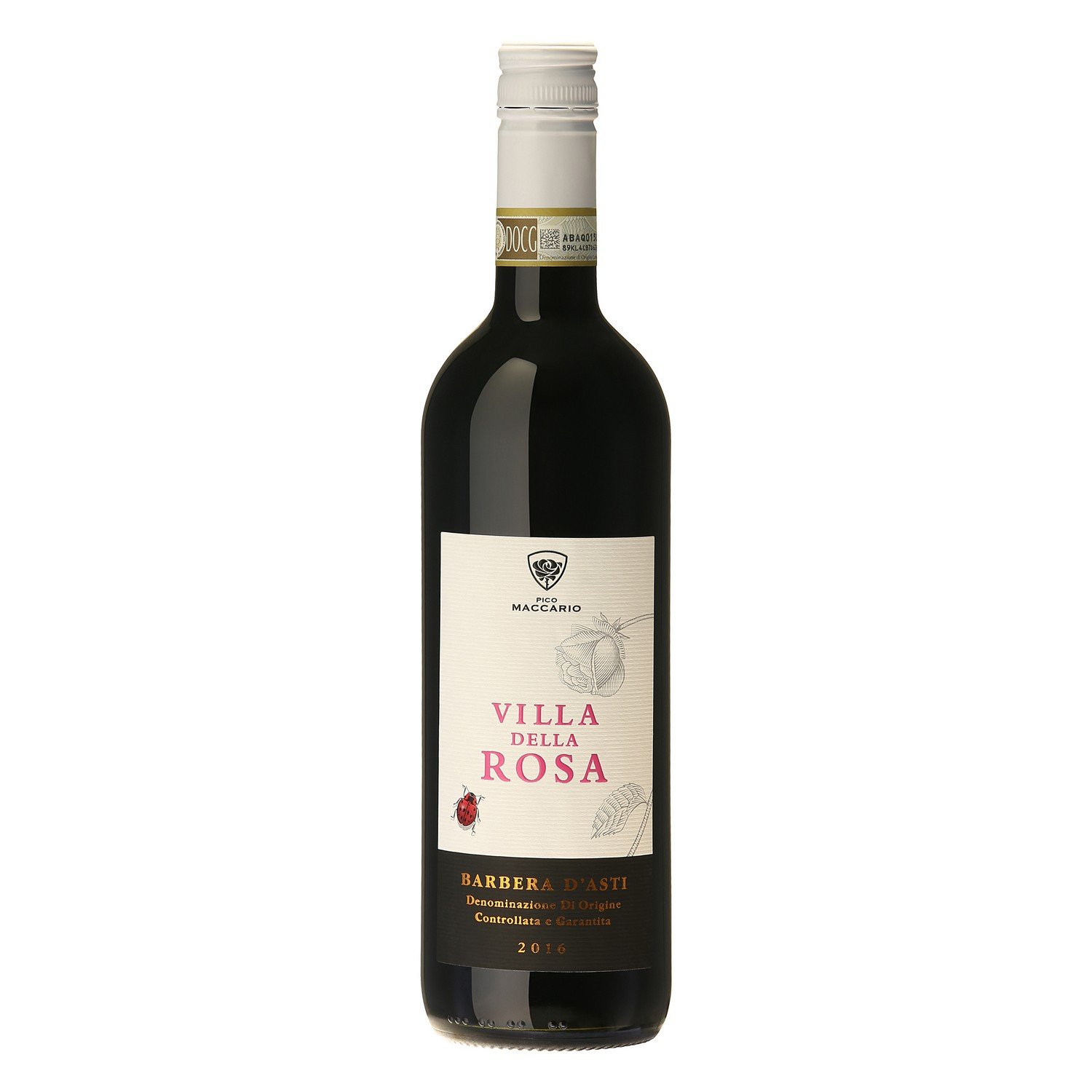 Maccario villa della rosa barbera d asti 12,5% 75cl