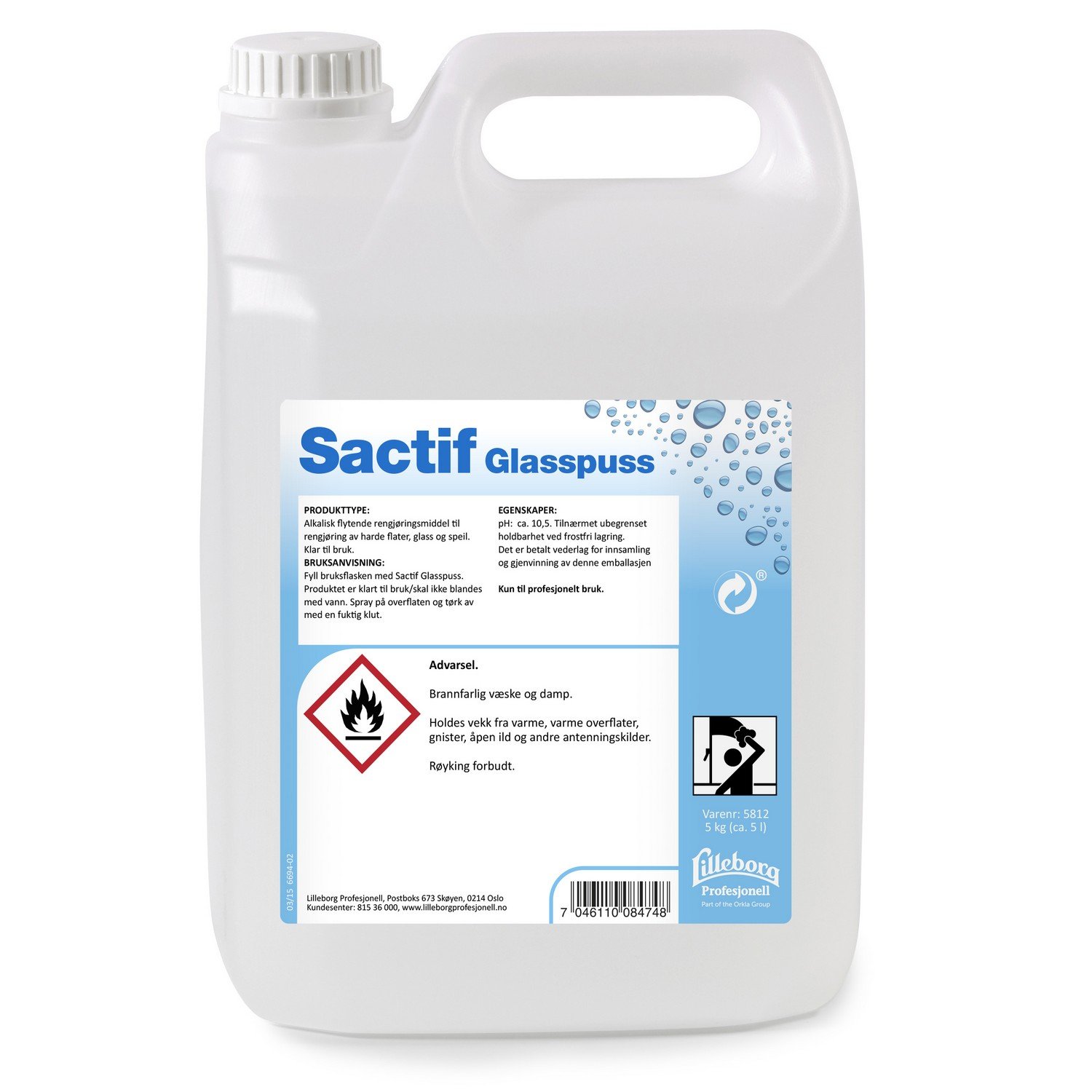 Sactif glasspuss 5kg