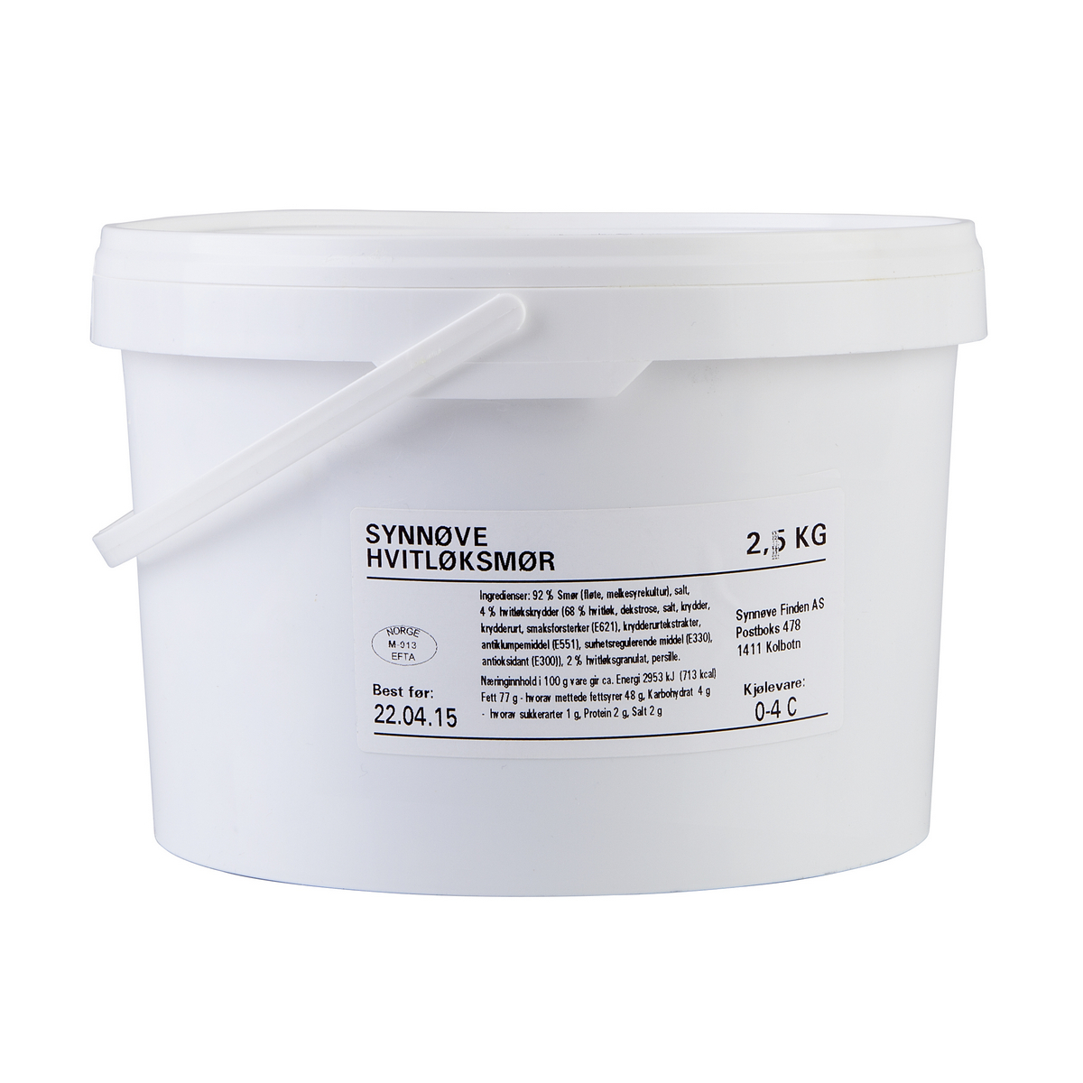Hvitløkssmør 2,5kg