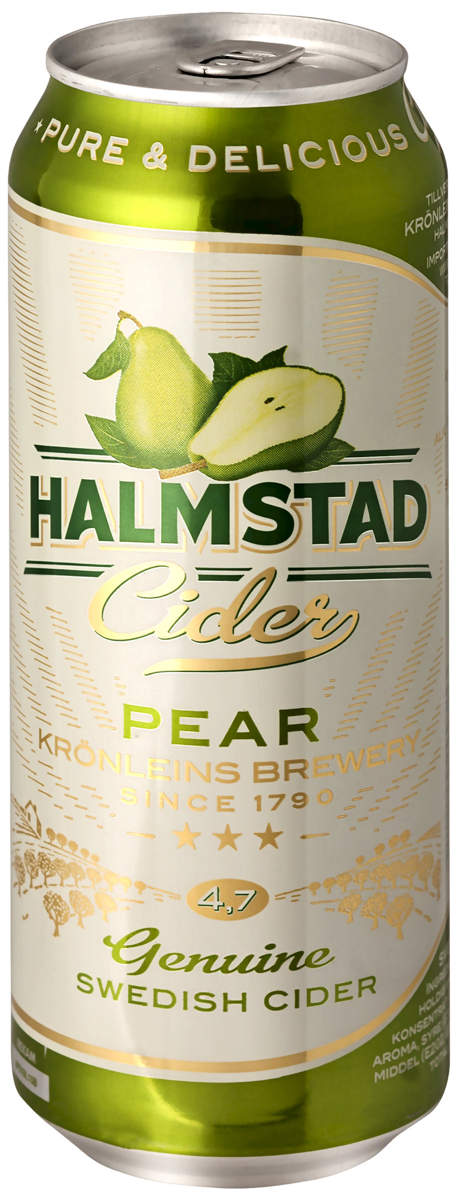 Halmstad cider pære 4,5% 24x50cl