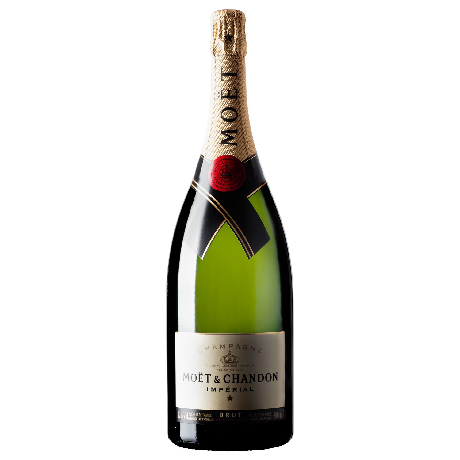 Moet & chandon impérial brut  12%  mgn 1,5l
