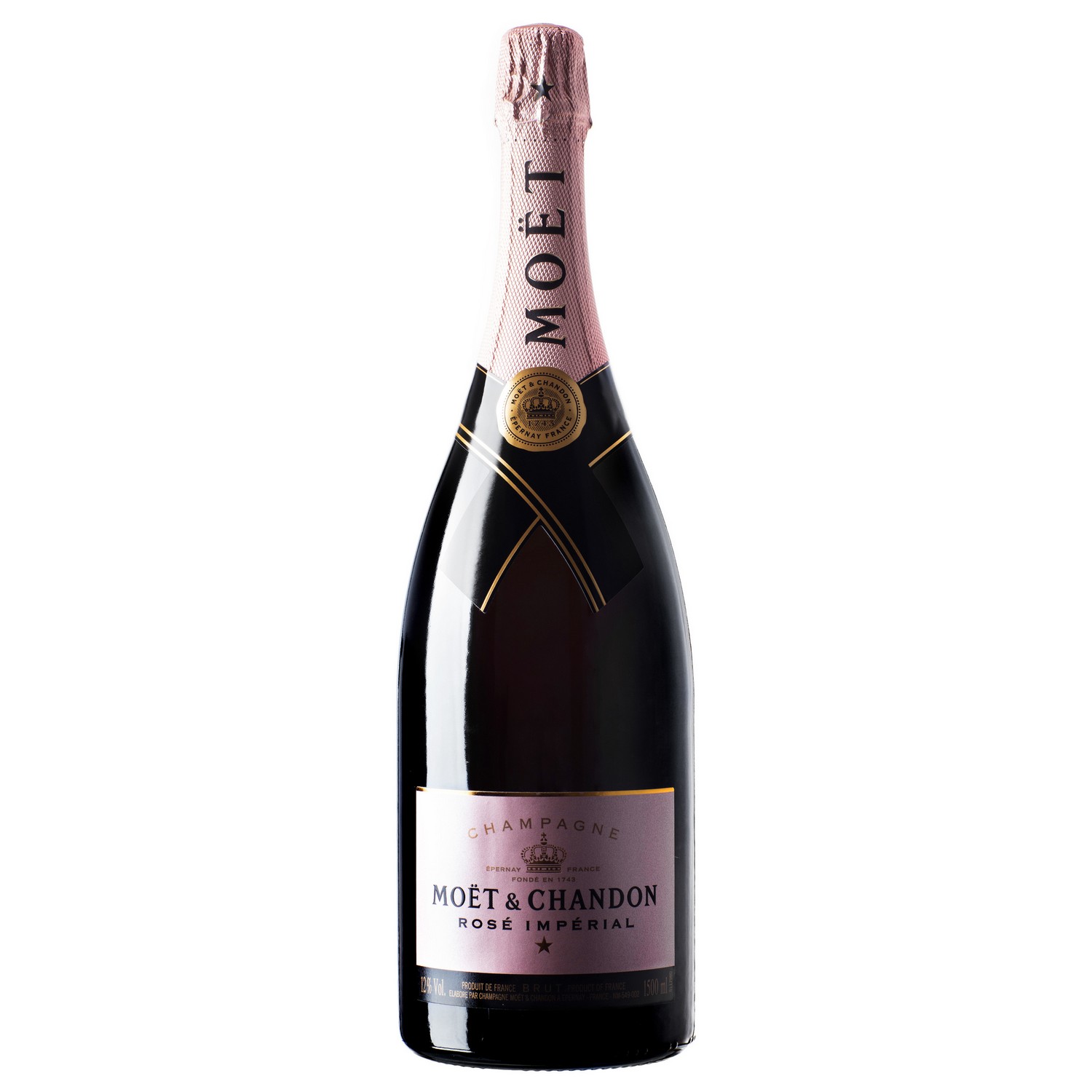 Moët & chandon impérial rosé  12%  1,5l