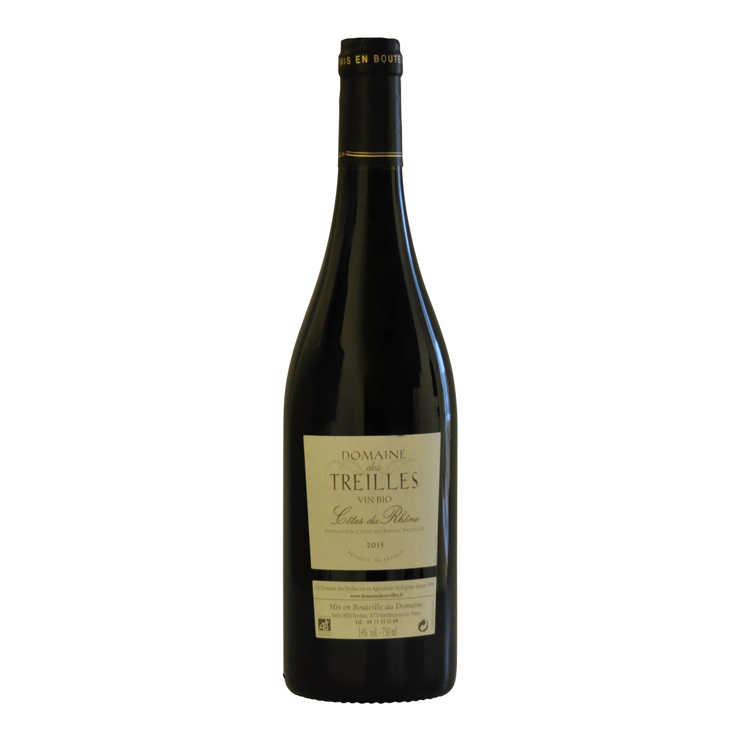 Dom. des treilles côtes du rhône    14%   75cl