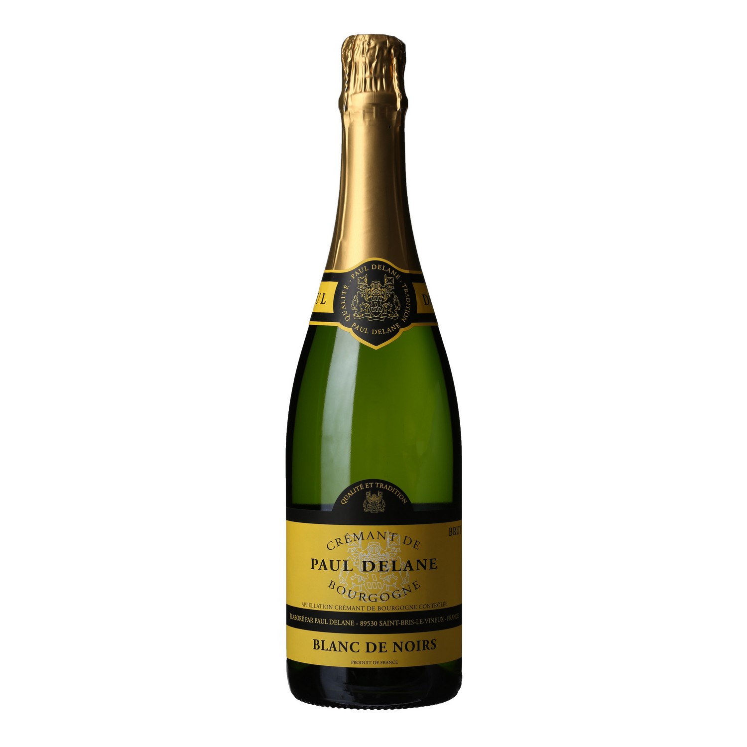 Delane crémant de bourgogne blanc de noirs  11,5%  75cl