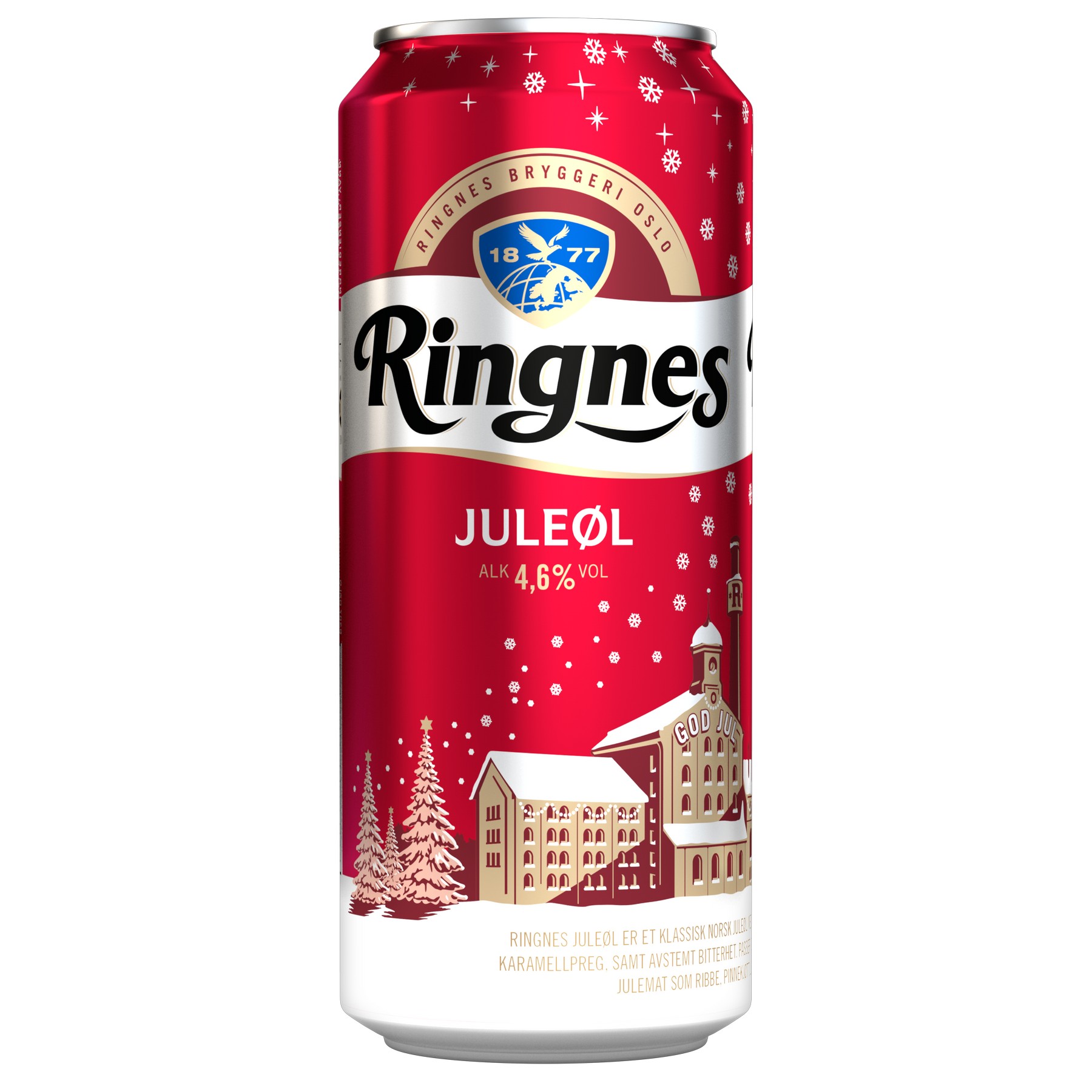 Ringnes juleøl 6pk 4,7% 24x50cl