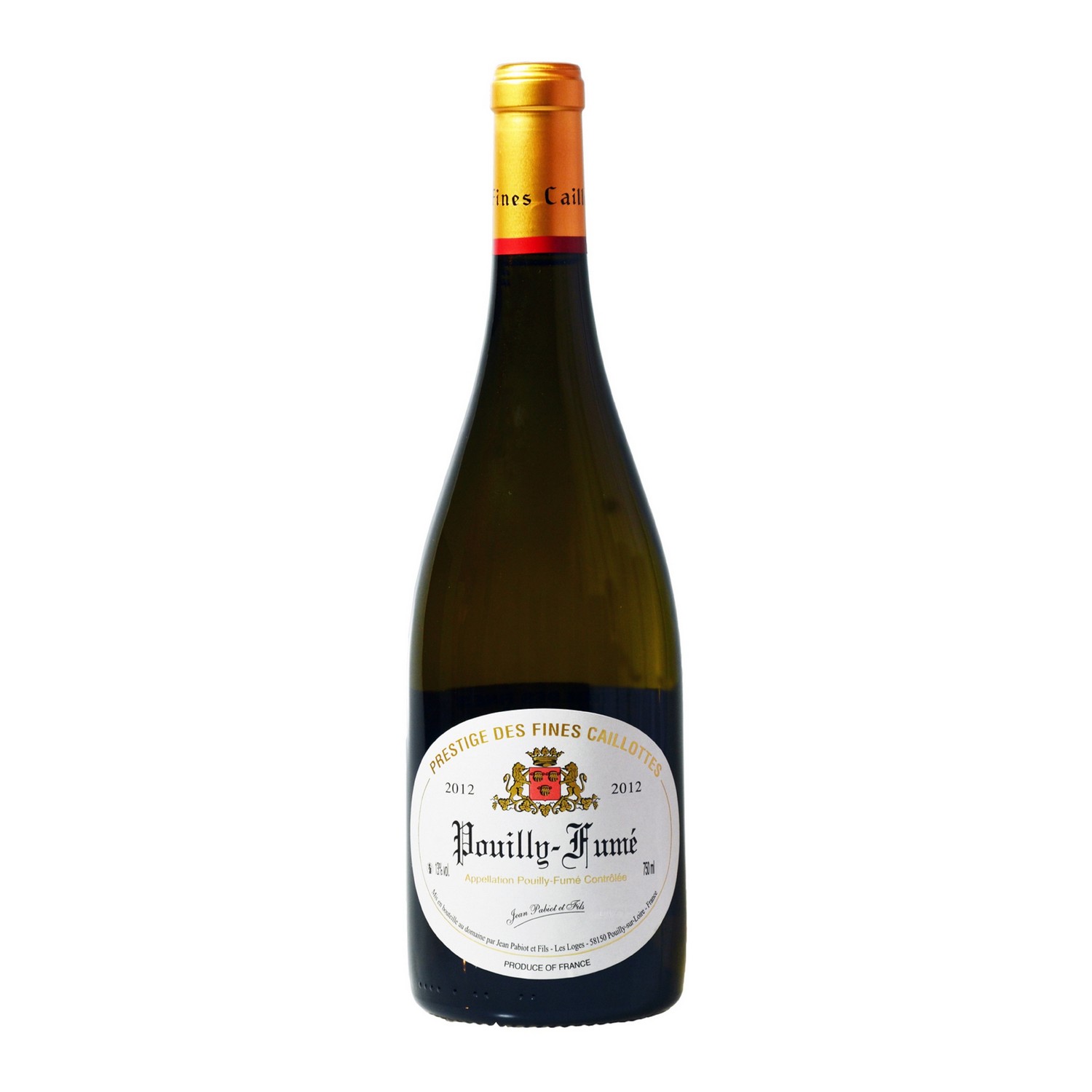 Jean pabiot cuvée prestige caillottes pouilly-fumé  13% 75cl