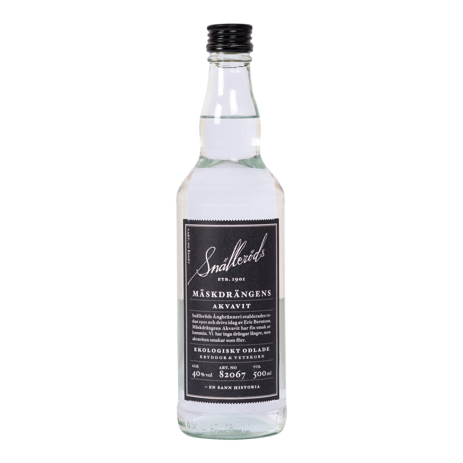 Snälleröds mäskdrängen akvavit  40%  50cl