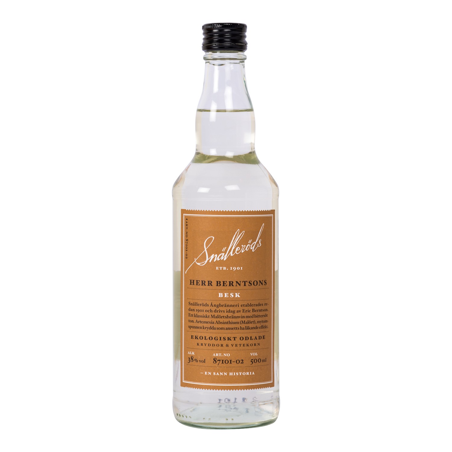 Snälleröds herr berntsons besk  38%  50cl