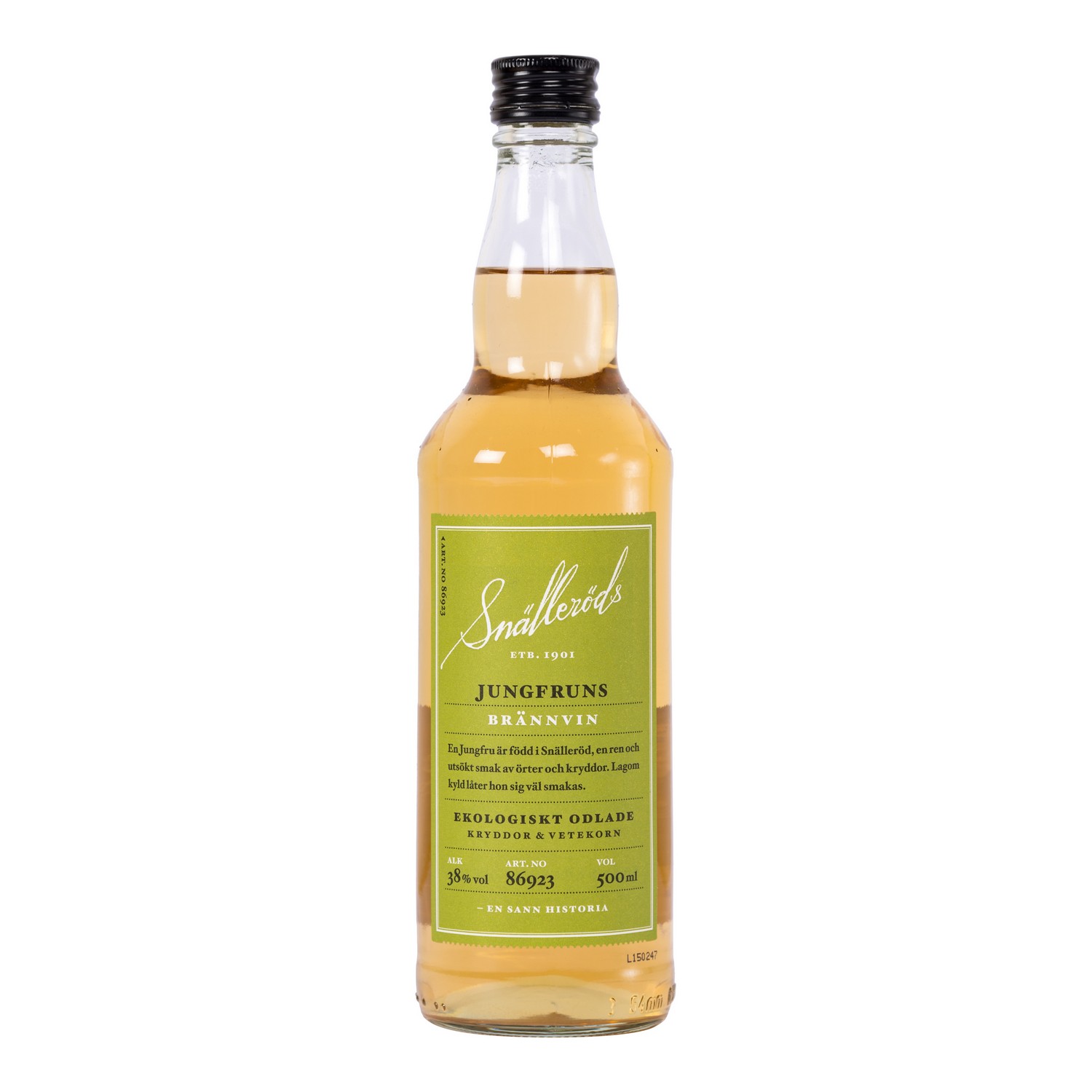 Snälleröds jungfru brännvin 38% 50cl
