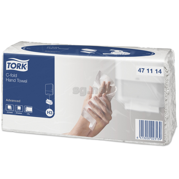 Håndtørk c-fold (h3) 2400ark