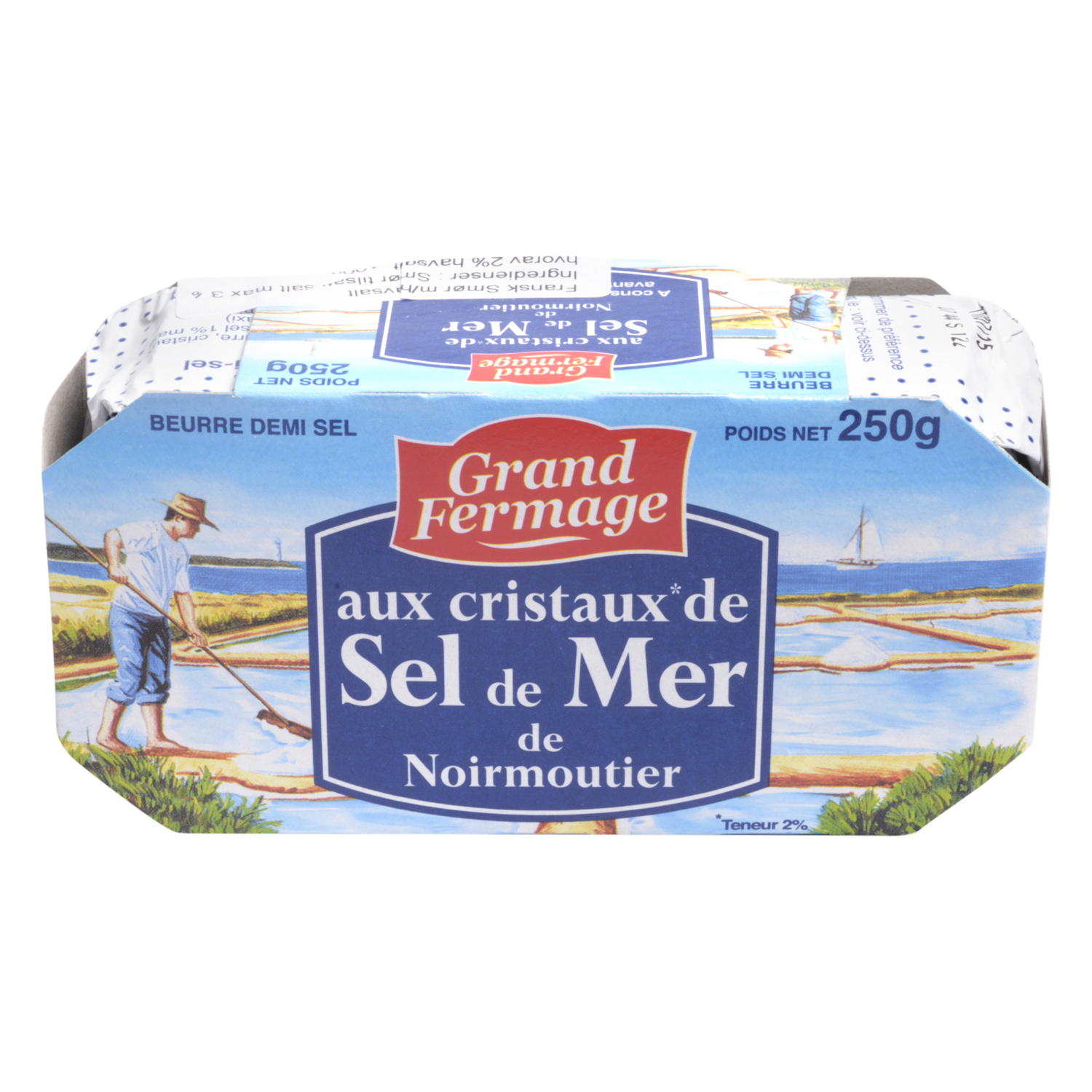 Fransk smør m/havsalt 250g