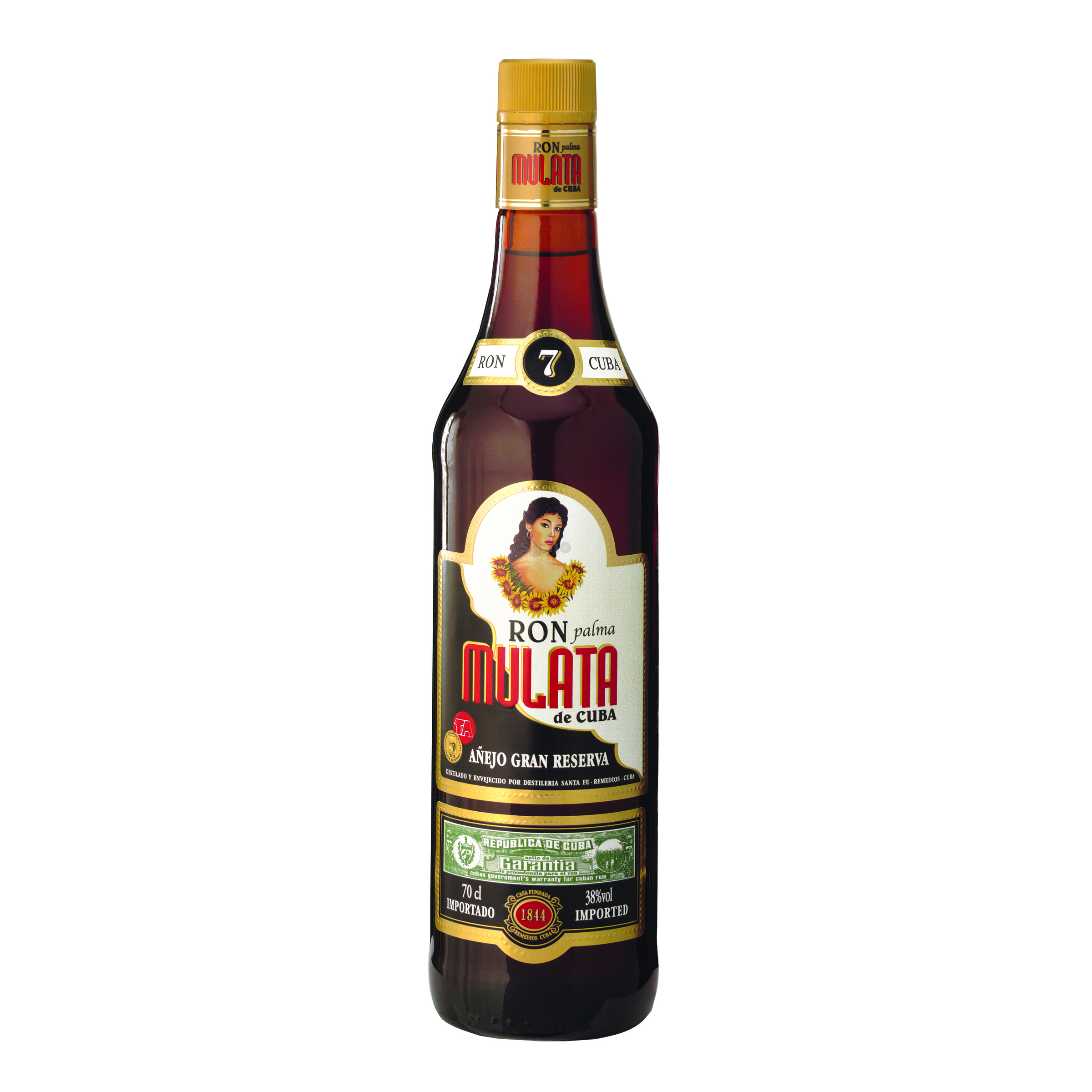 Ron palma mulata añejo gran reserva 7 anos 38% 70cl