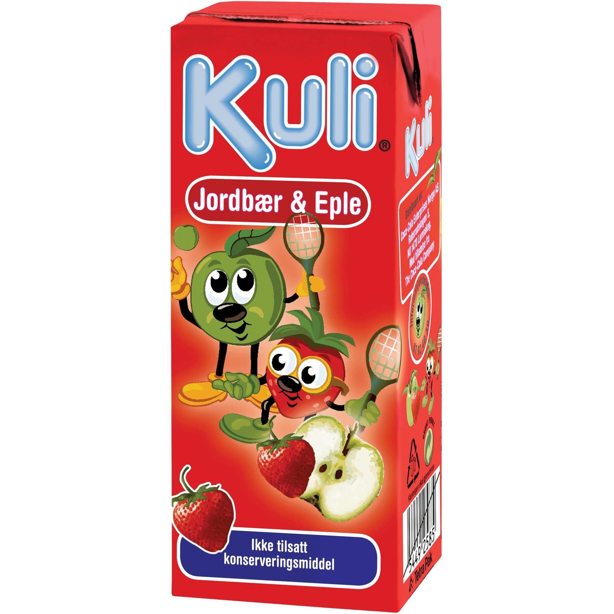 Kuli jordbær eple tetrapk   30x0,2l