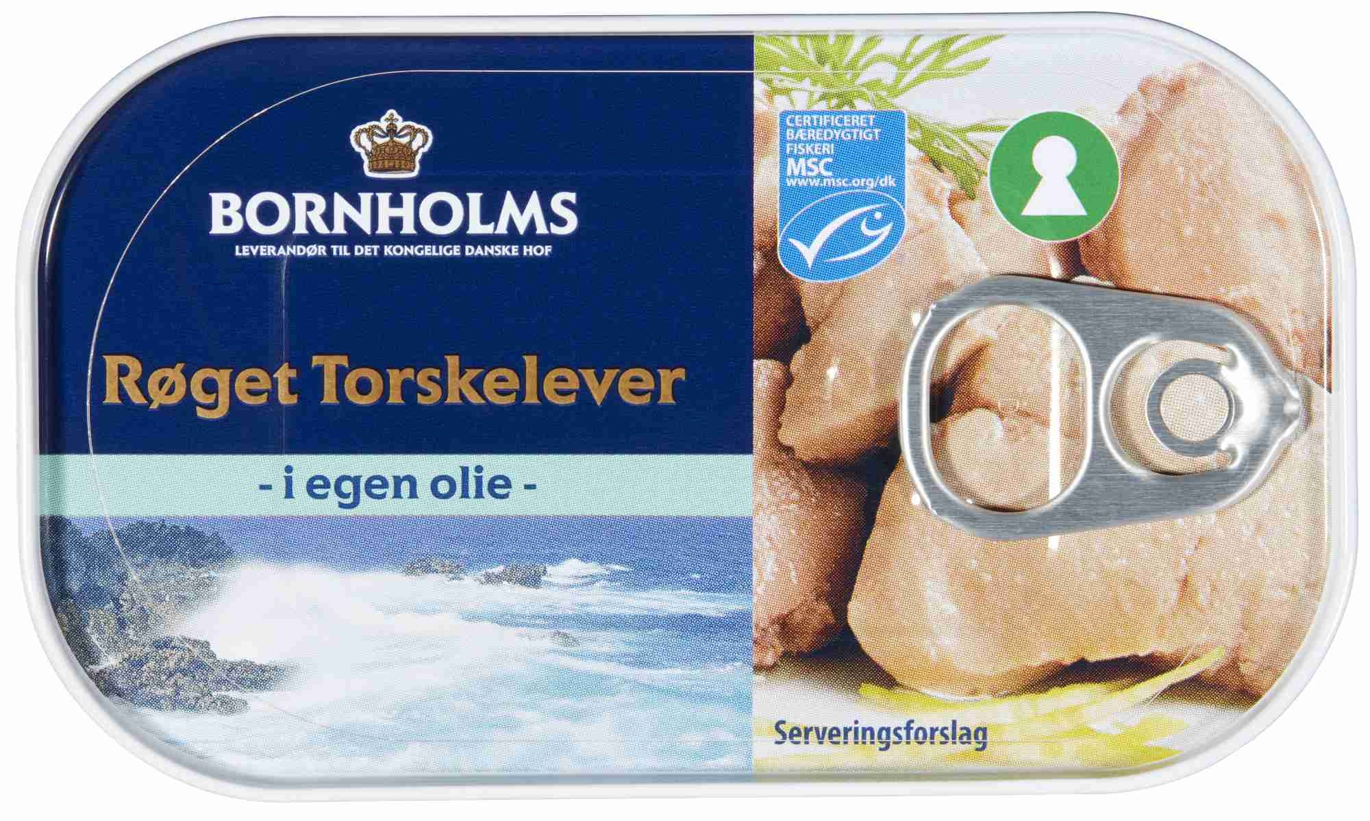 Torskelever røkt i egen olje 120g
