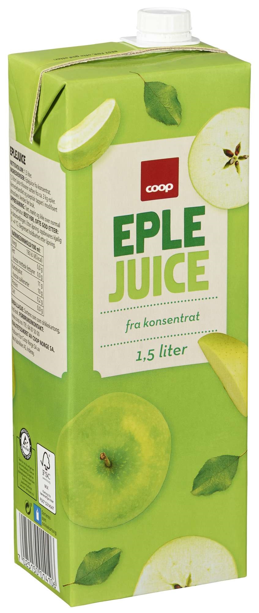 Eplejuice coop 1,5l