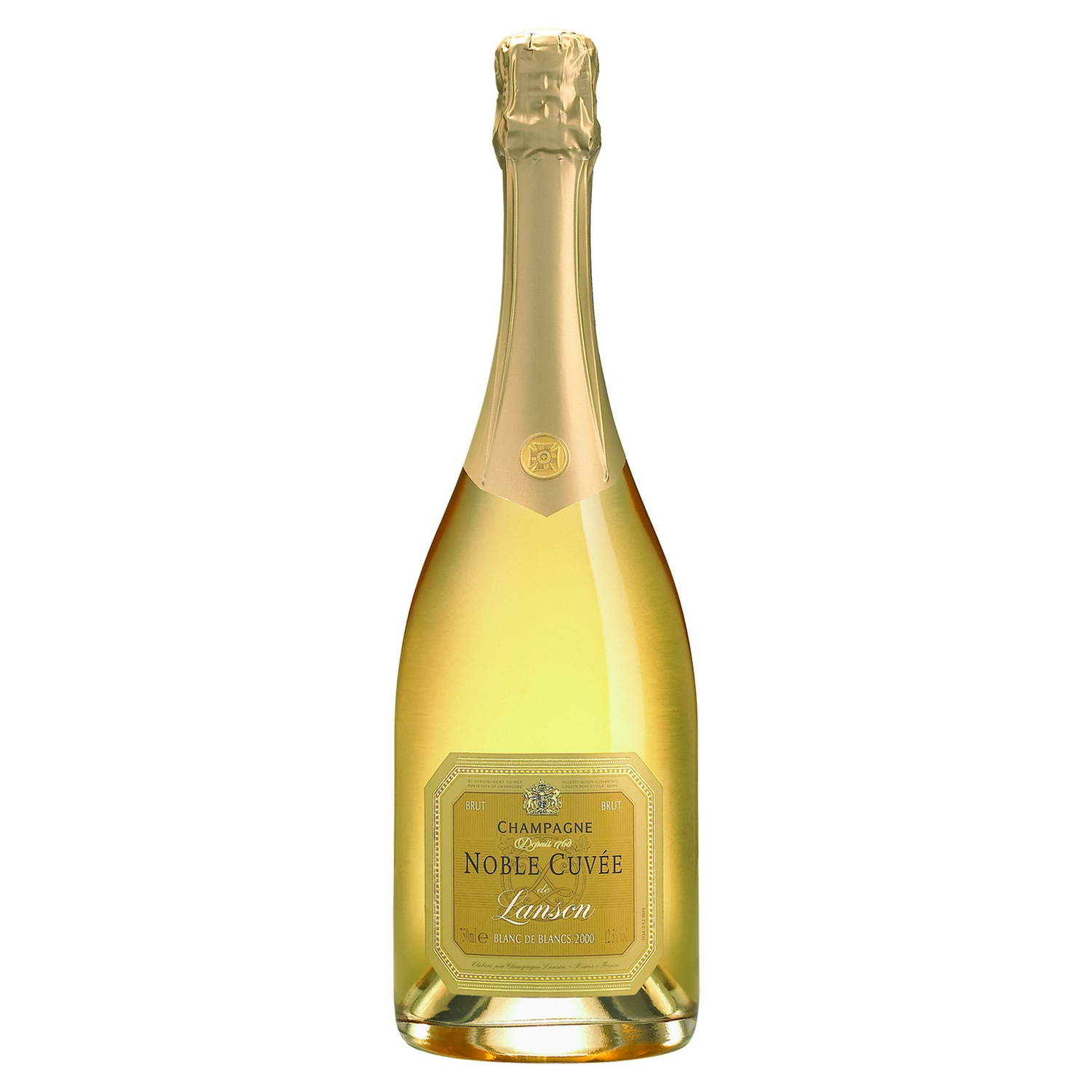 Lanson noble cuvee blanc de blancs , brut 12,5% 75cl