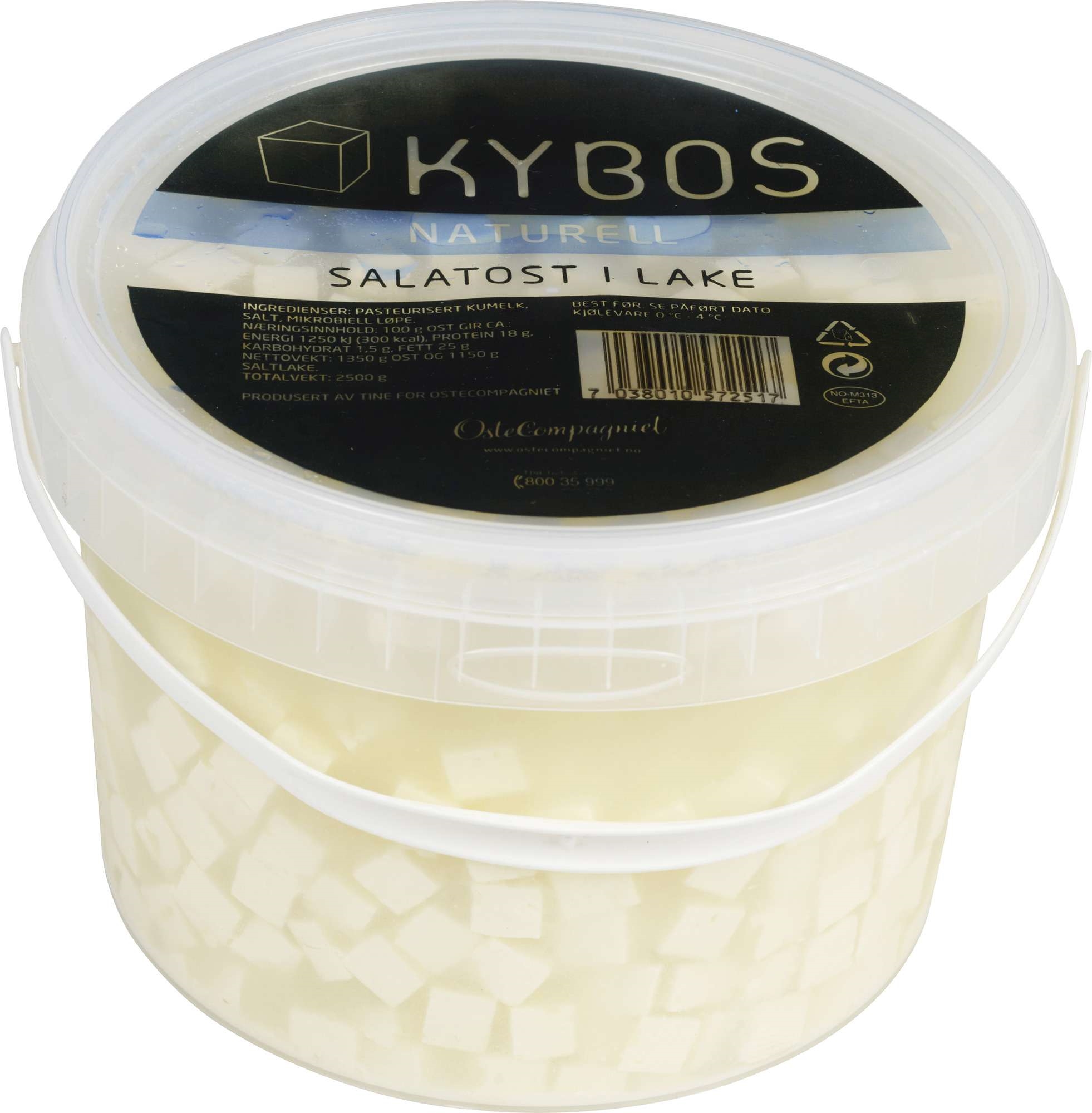 Kybos fetaost nat.i lake   2,5kg