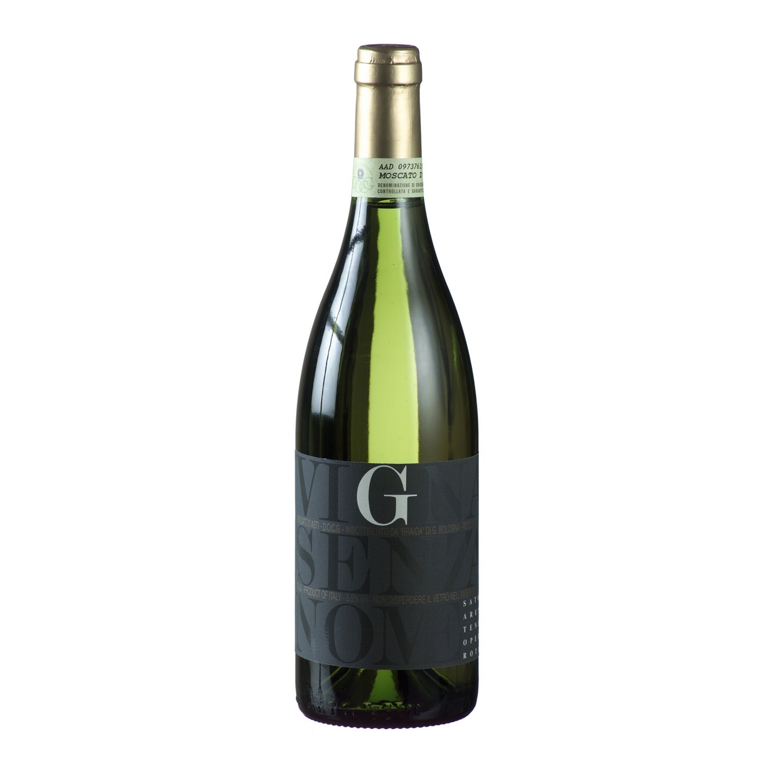 Moscato d asti vigna senza nome 5,5%   75cl
