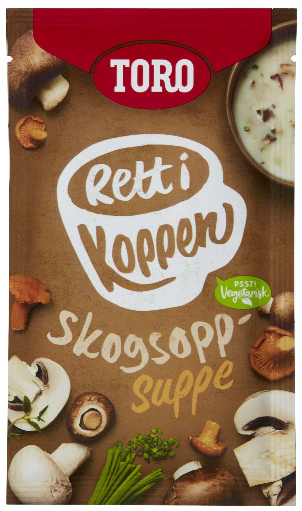 Rik kremet kantarell og sjampinjong suppe 28g