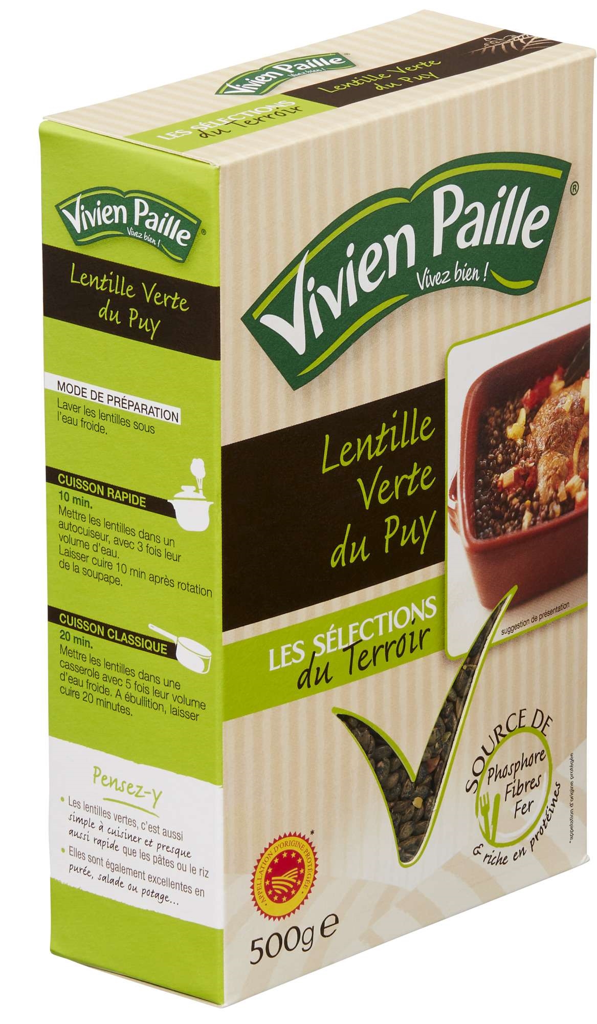 Linser grønne a.o.c.    500g