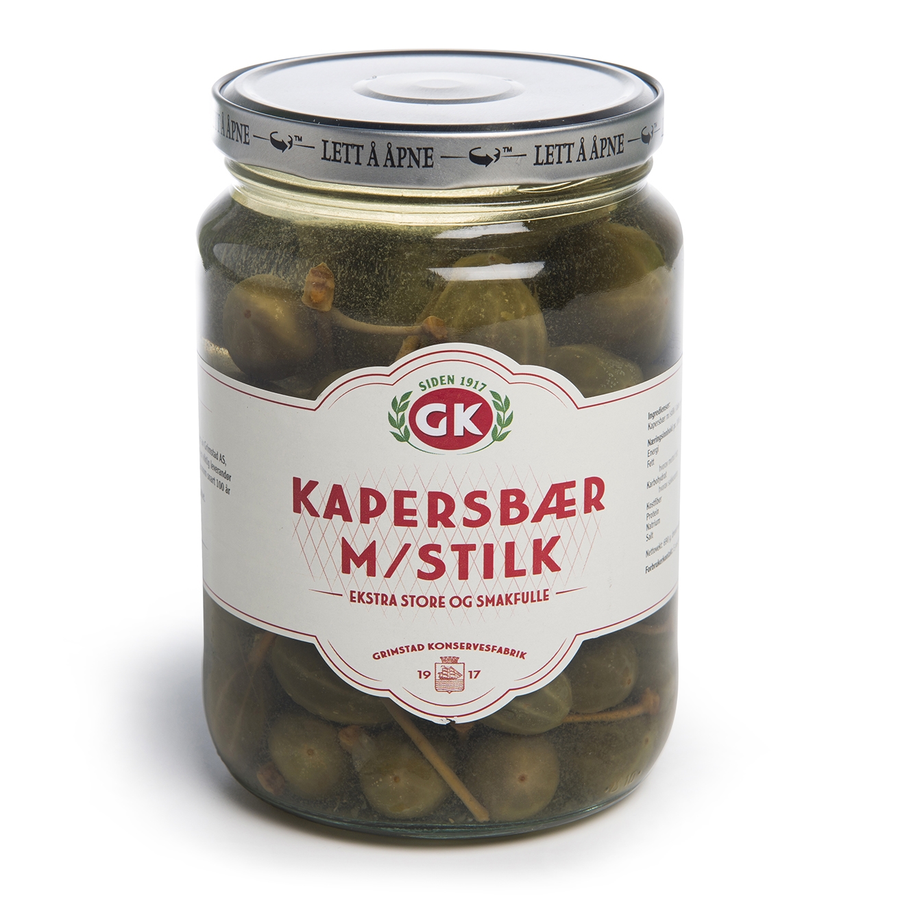 Kapers m/stilk   700g