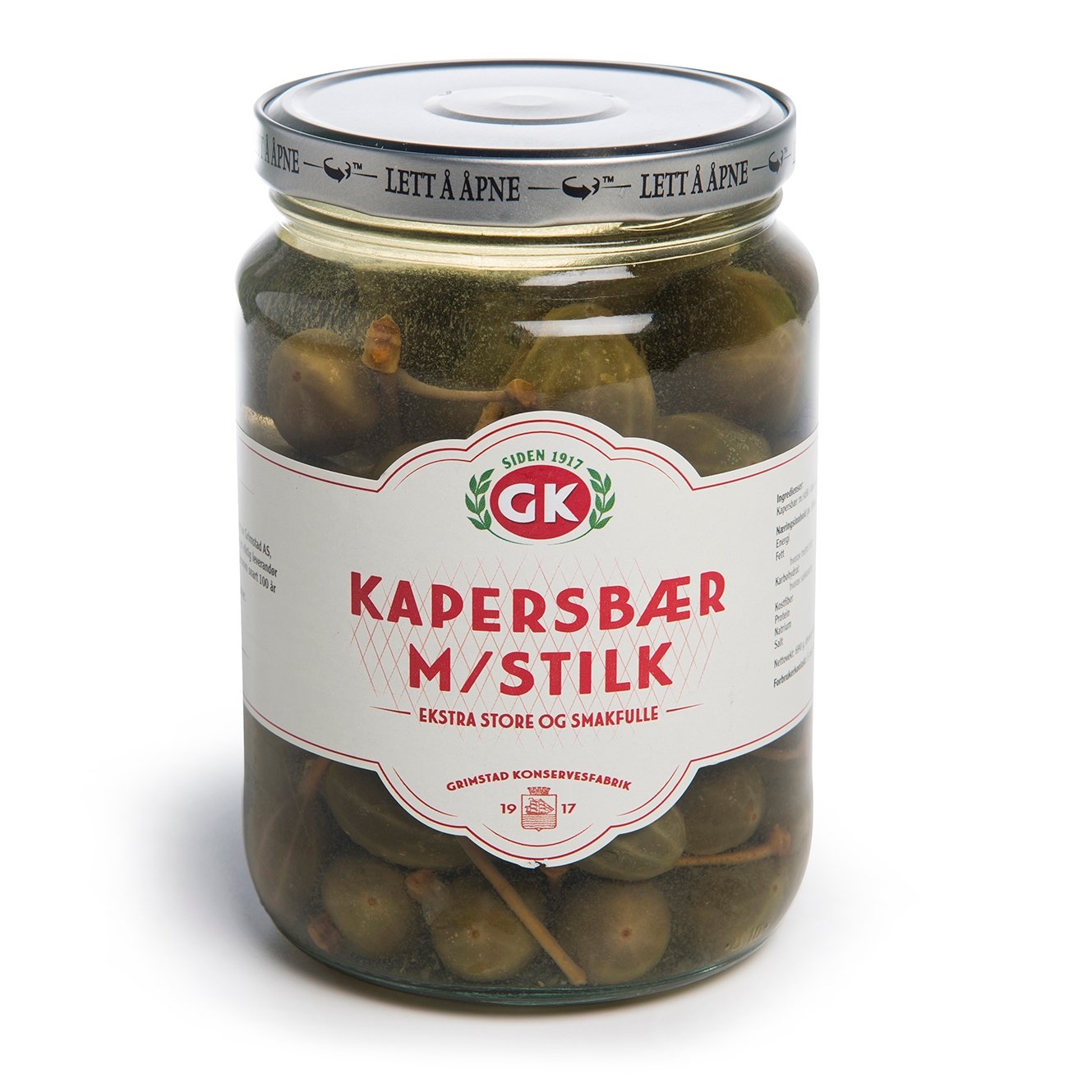 Kapers m/stilk   700g