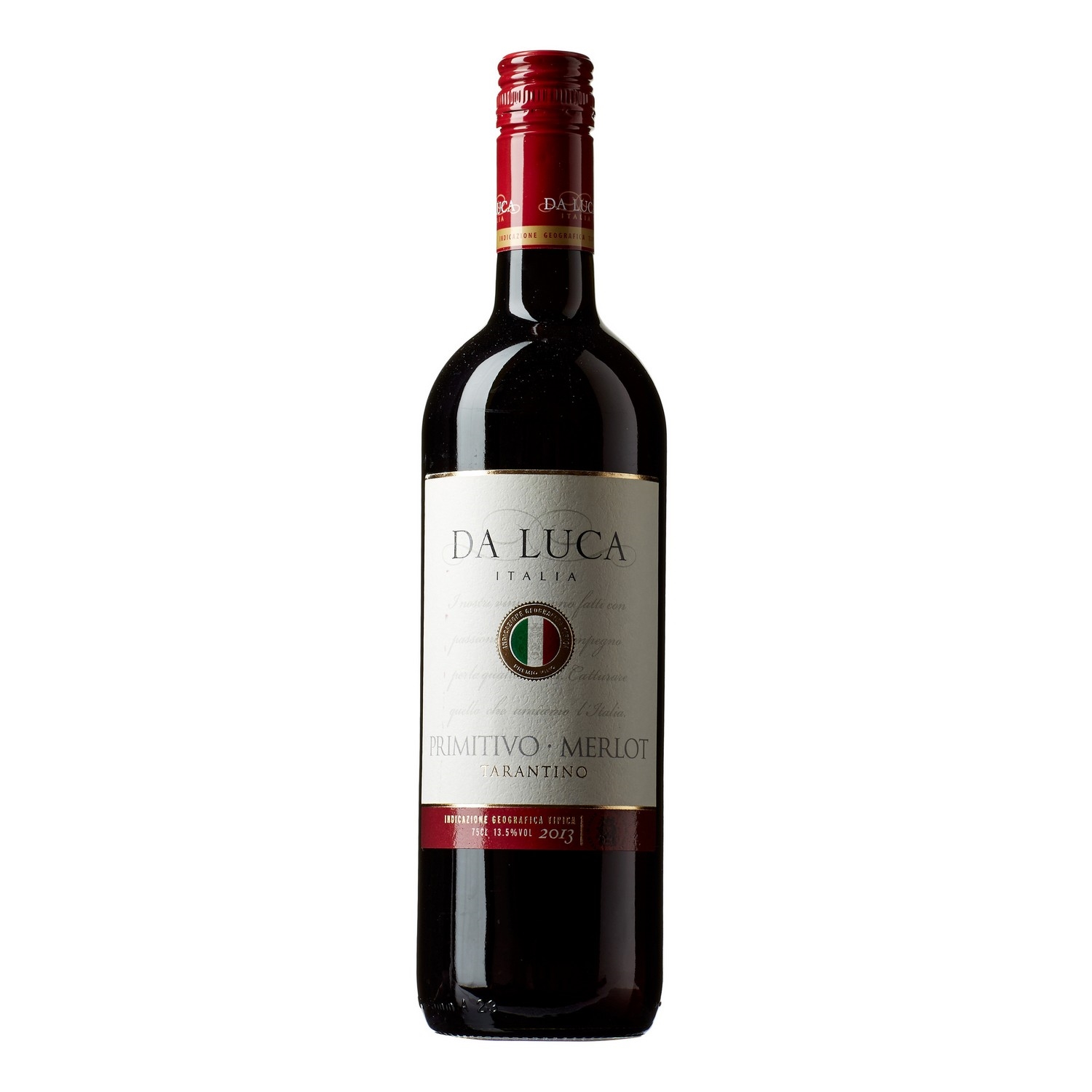 Da luca primitivo merlot 13,5% 75cl