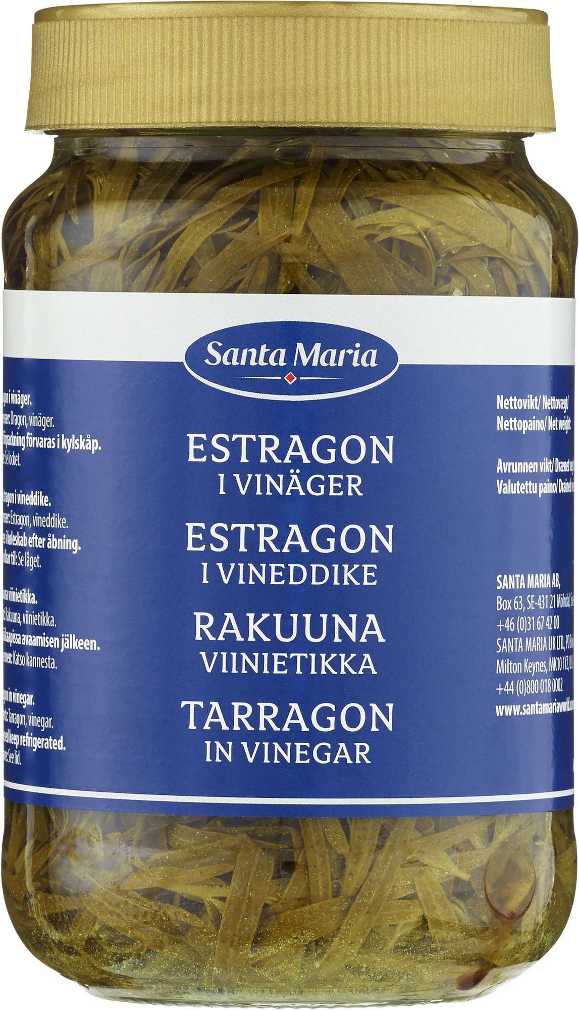 Estragon i eddik        330g