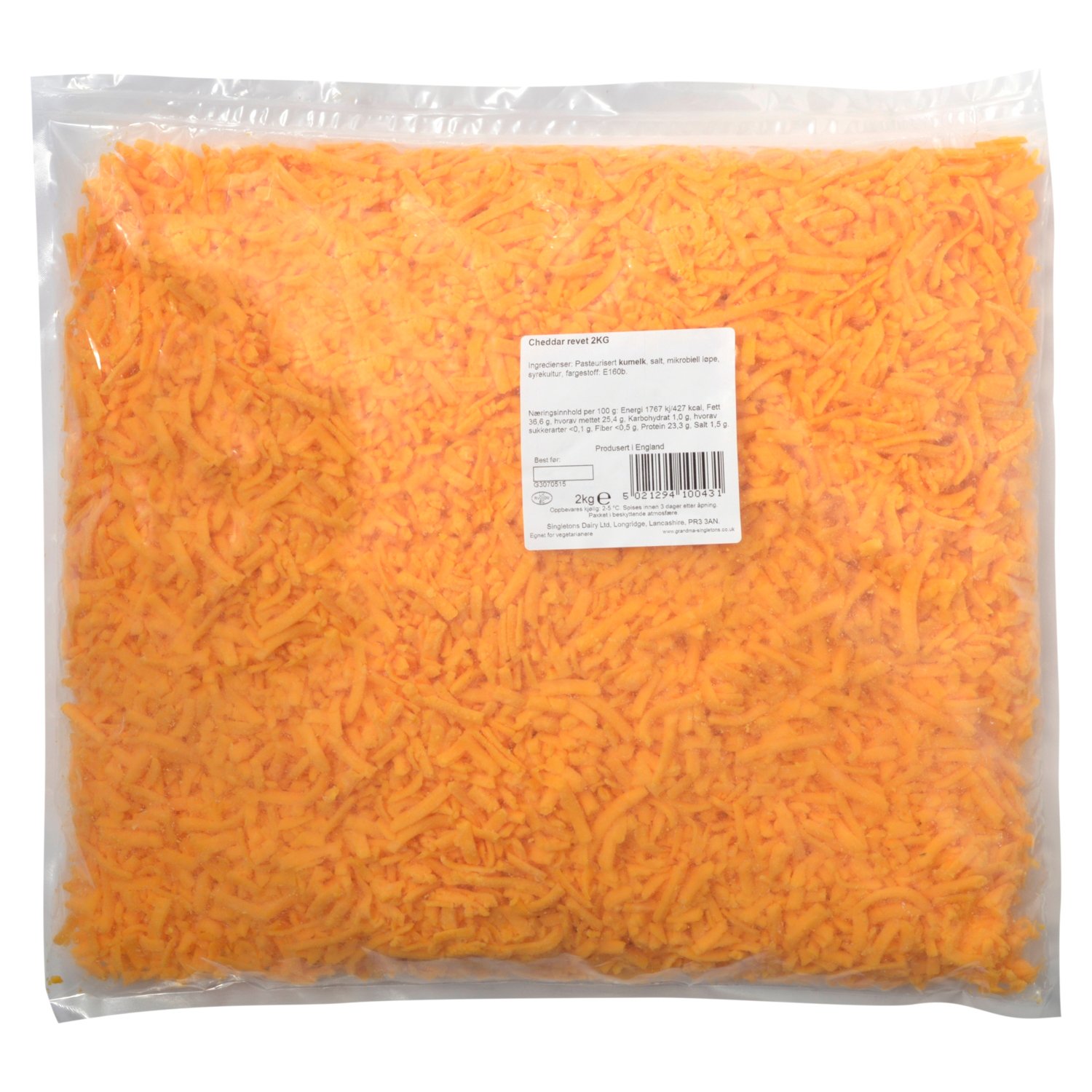 Reven cheddar mild 2kg