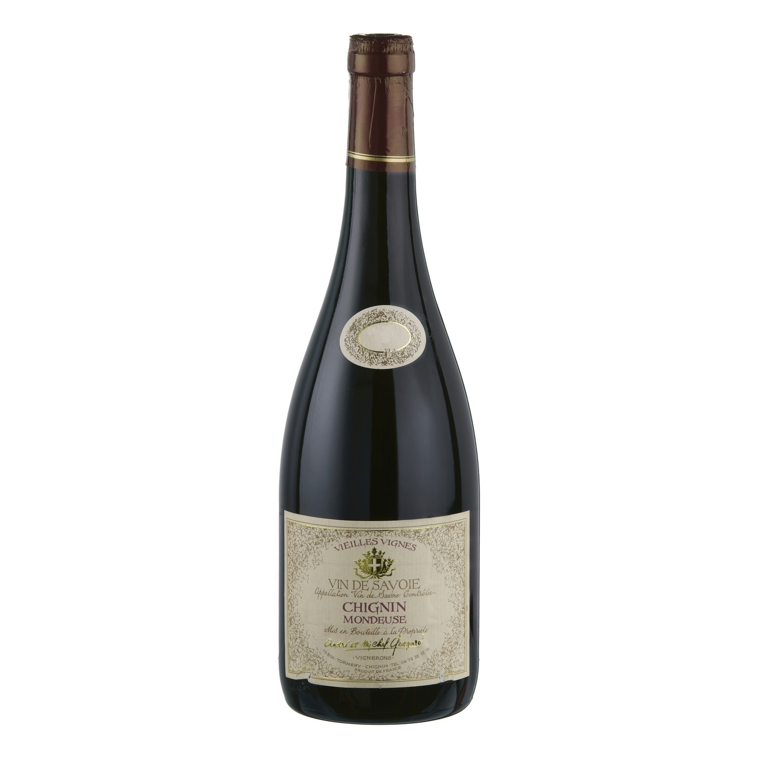 Chignin mondeuse vieilles vignes 12,5% 75cl