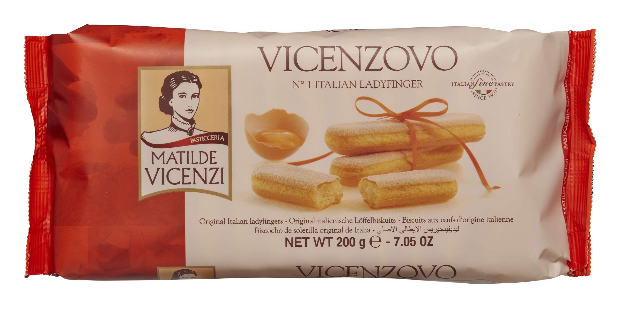 Fingerkjeks vicenzi vicenzovo 200g