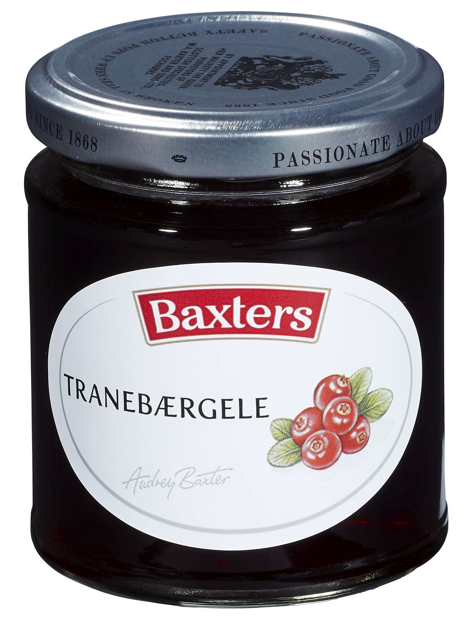 Baxters tranebær gele   205g