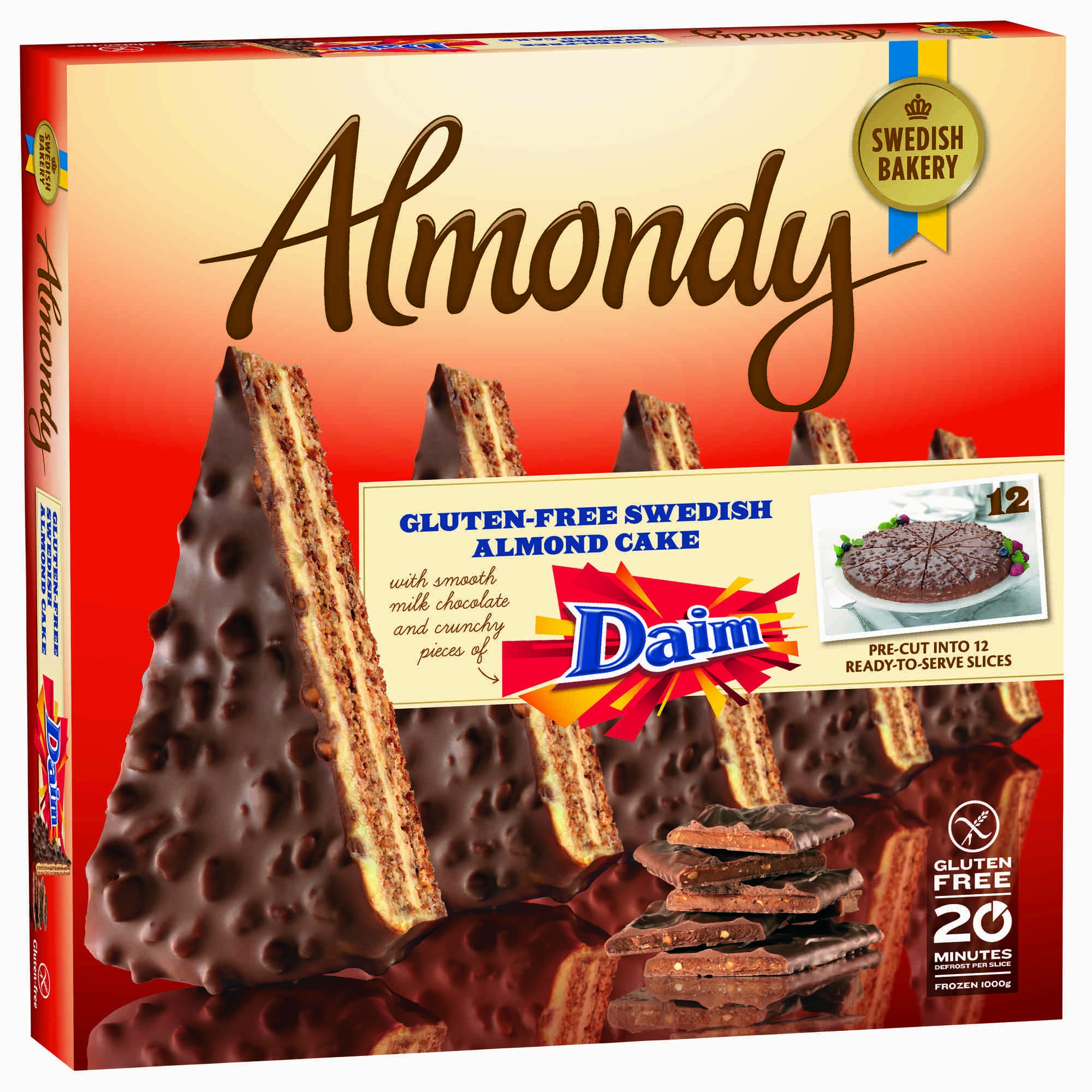 Mandelkake daim oppd.   1kg
