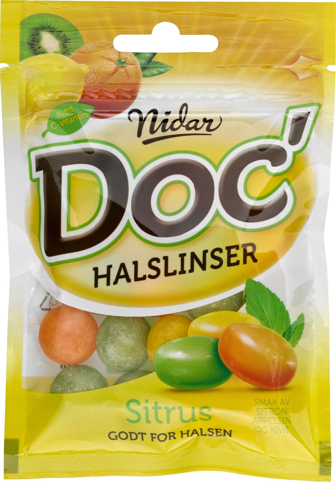 Doc halslinser 3xsitrus 50g