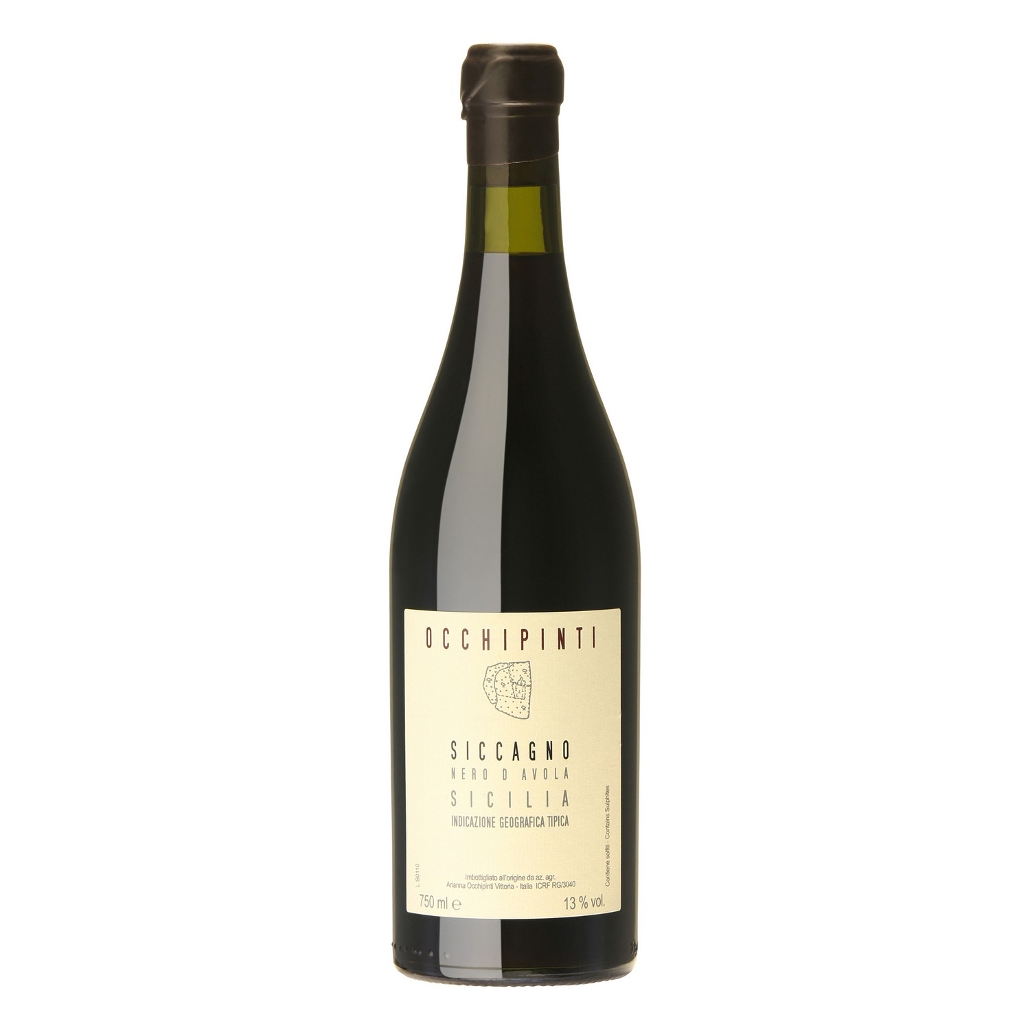 Occhipinti siccagno nero d avola  12,5%  75cl