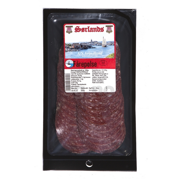 Fårepølse skåret 200g