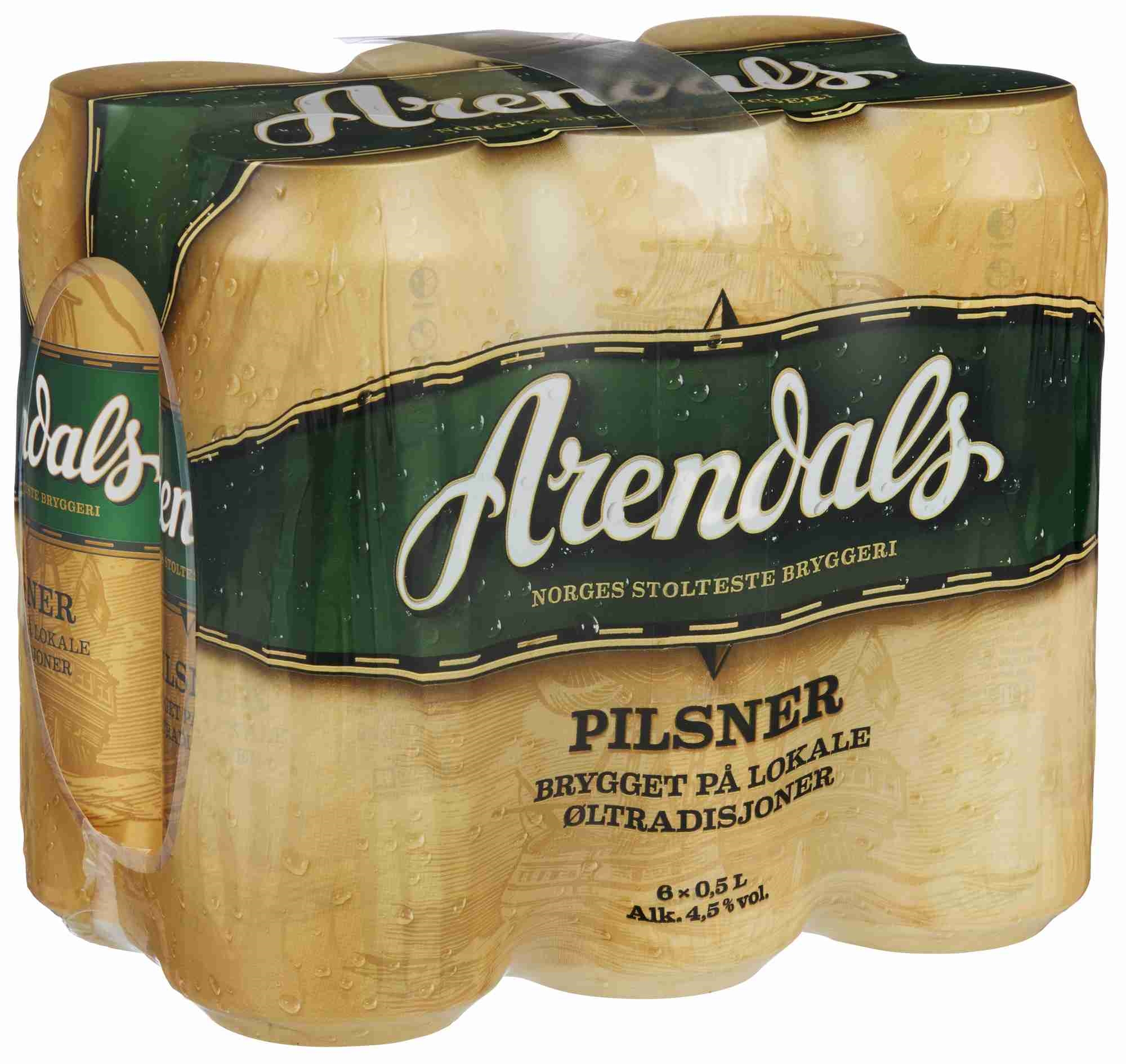 Arendals pilsner        4x6x0,5l