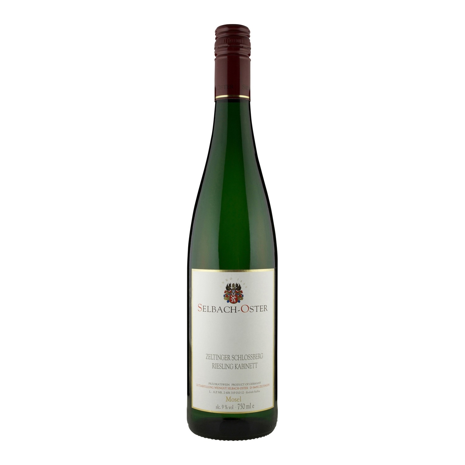 Selbach zeltinger schlossberg riesling kabinett 9% 75cl